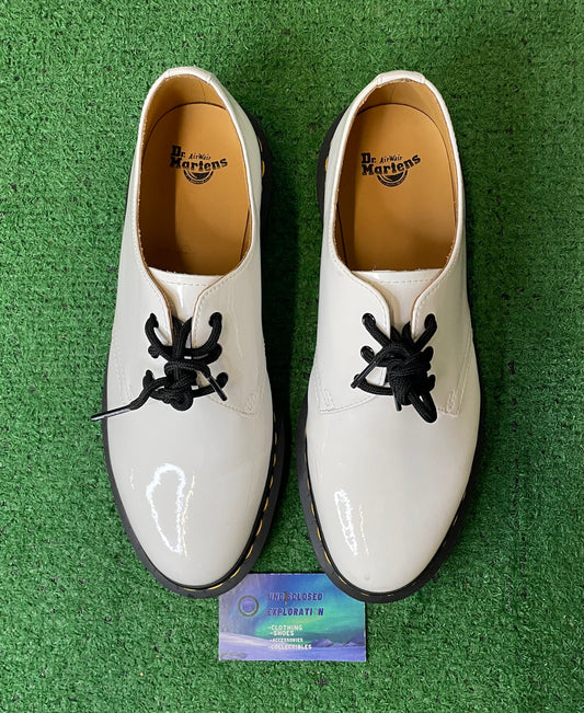 Dr Marten 1461 white patent leather size 8.5men/10women