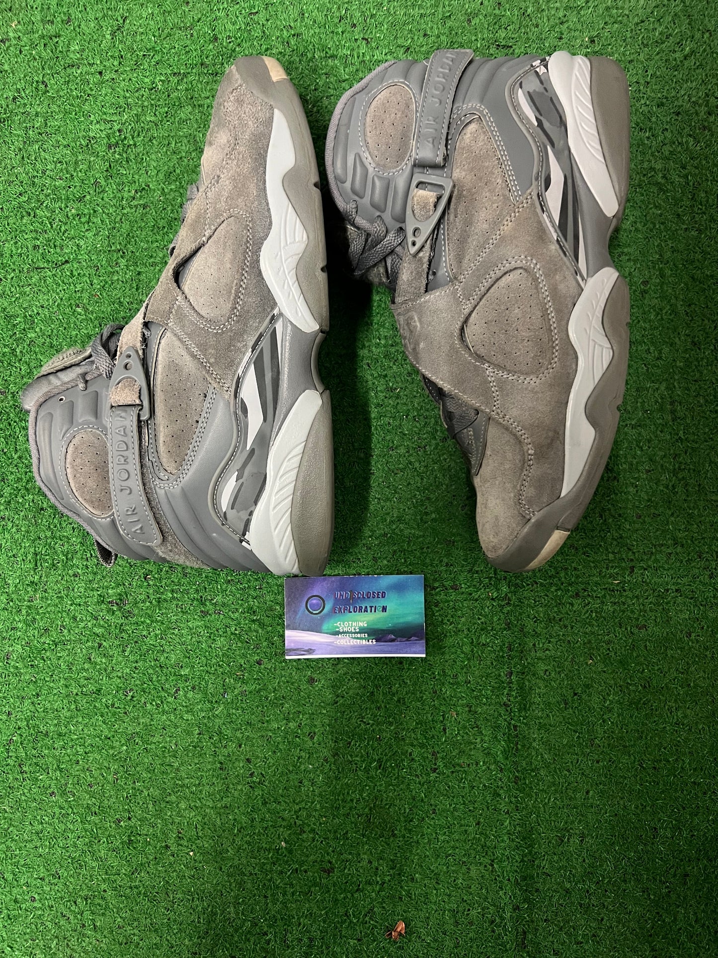 Jordan 8 cool grey size 9men/10.5women