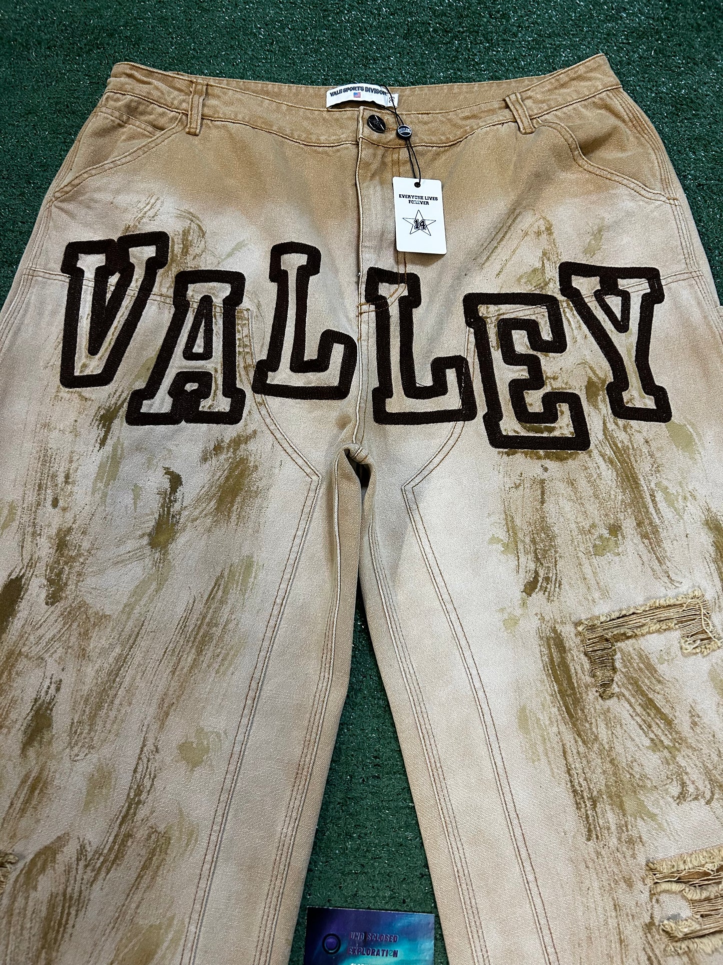 Vale beige carpenter pants