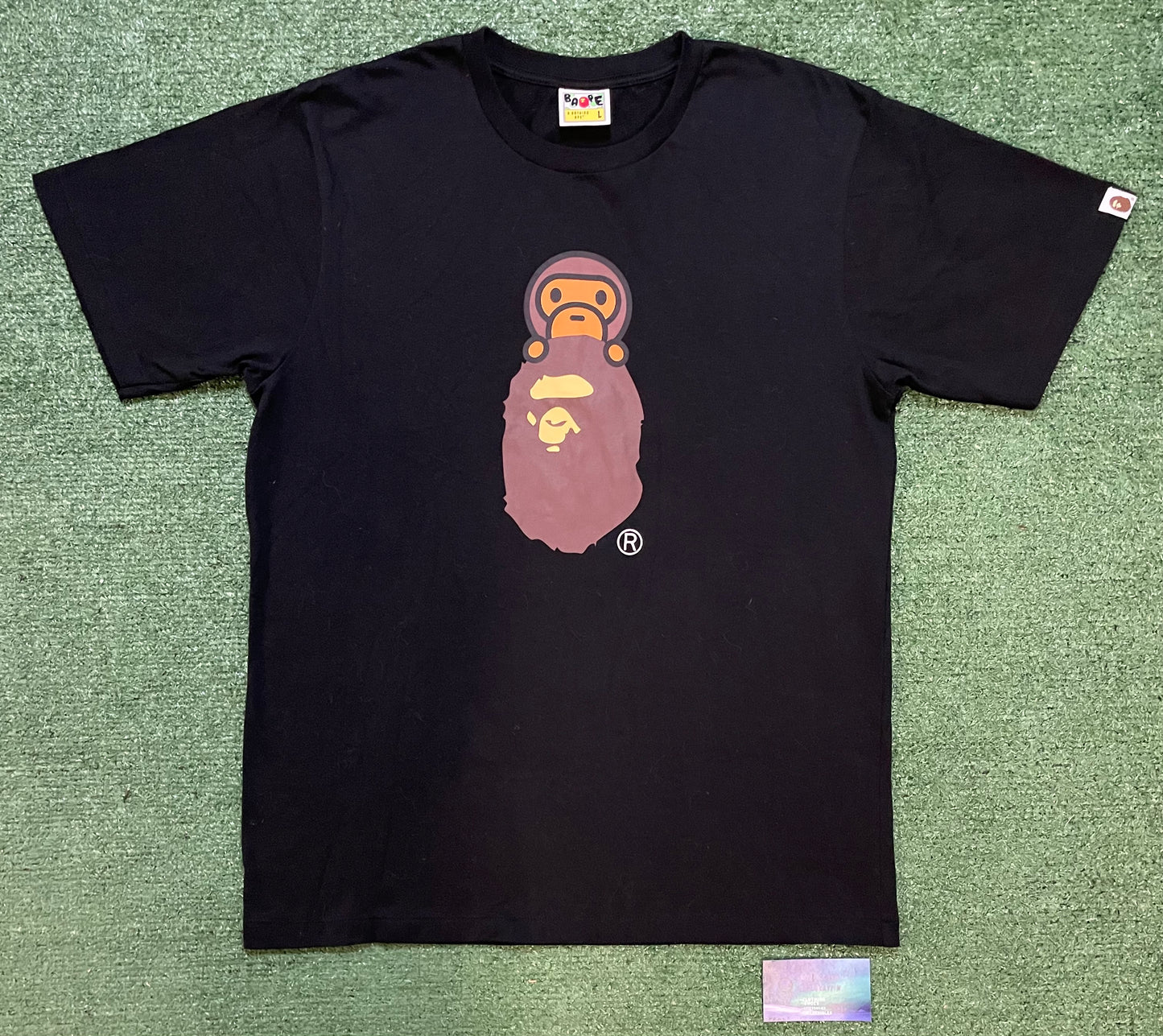 Bape Milo on ape head tee