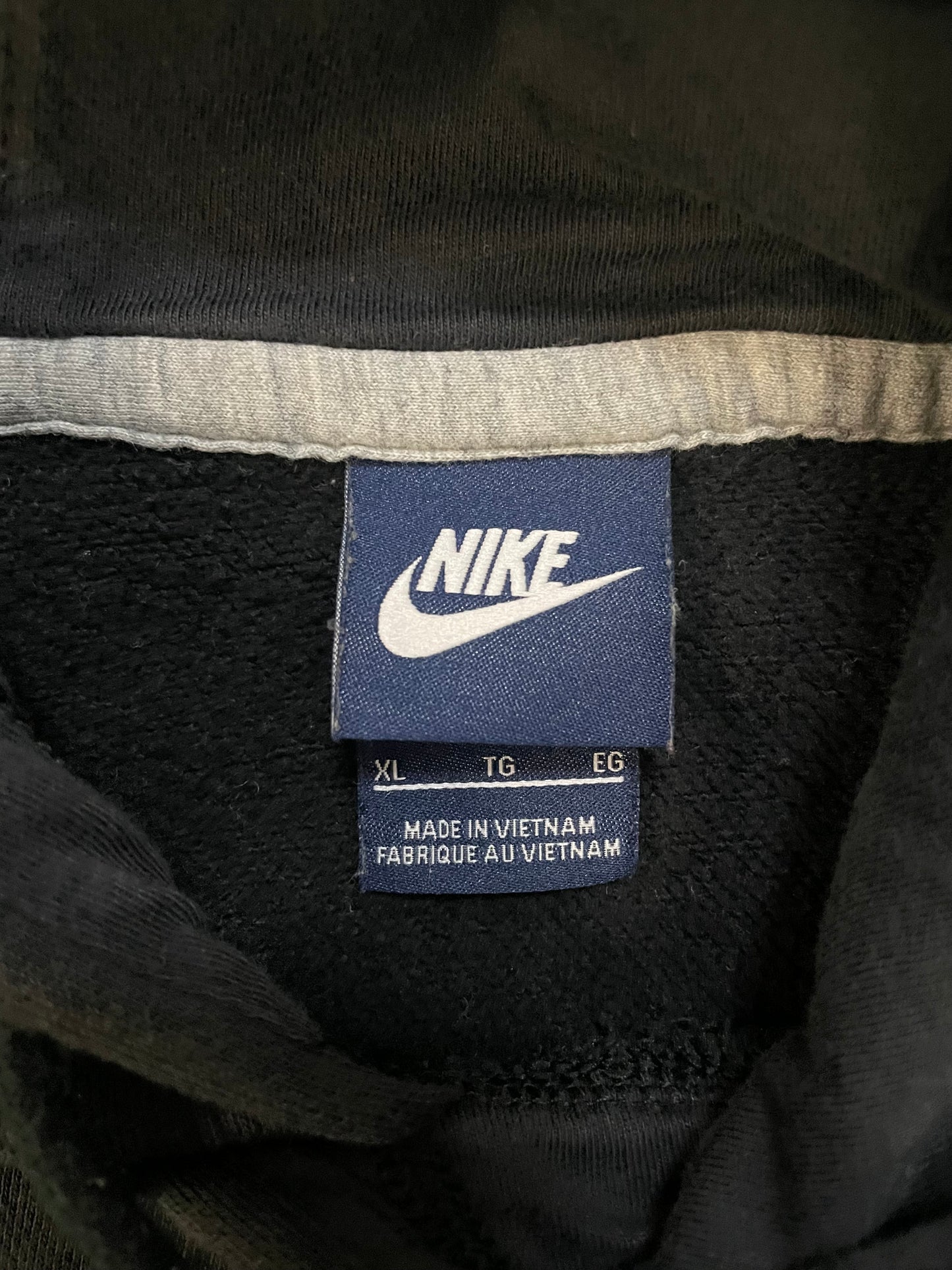 Nike black solo swoosh hoodie