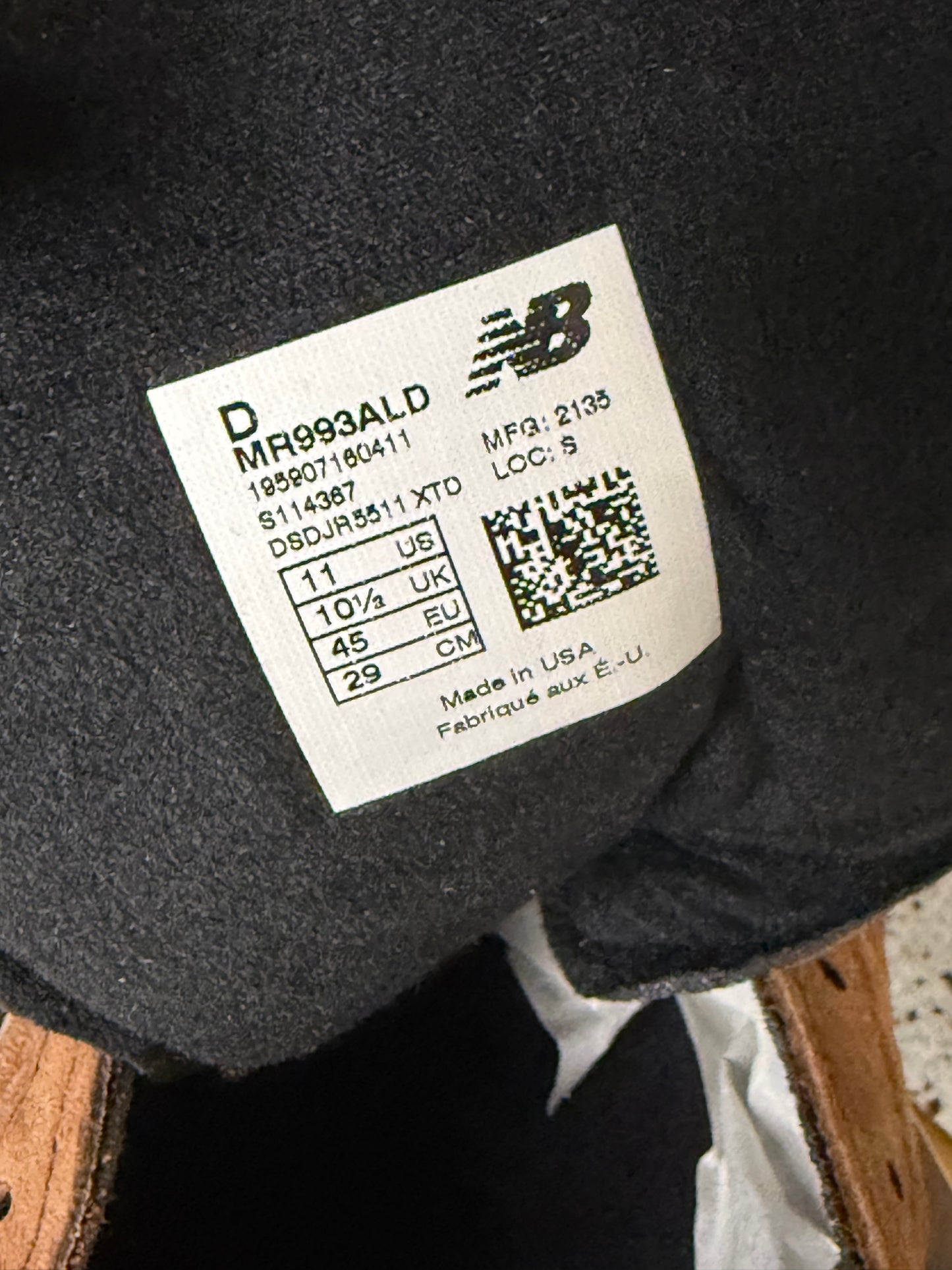New Balance 993 Aime Leon Dore Brown