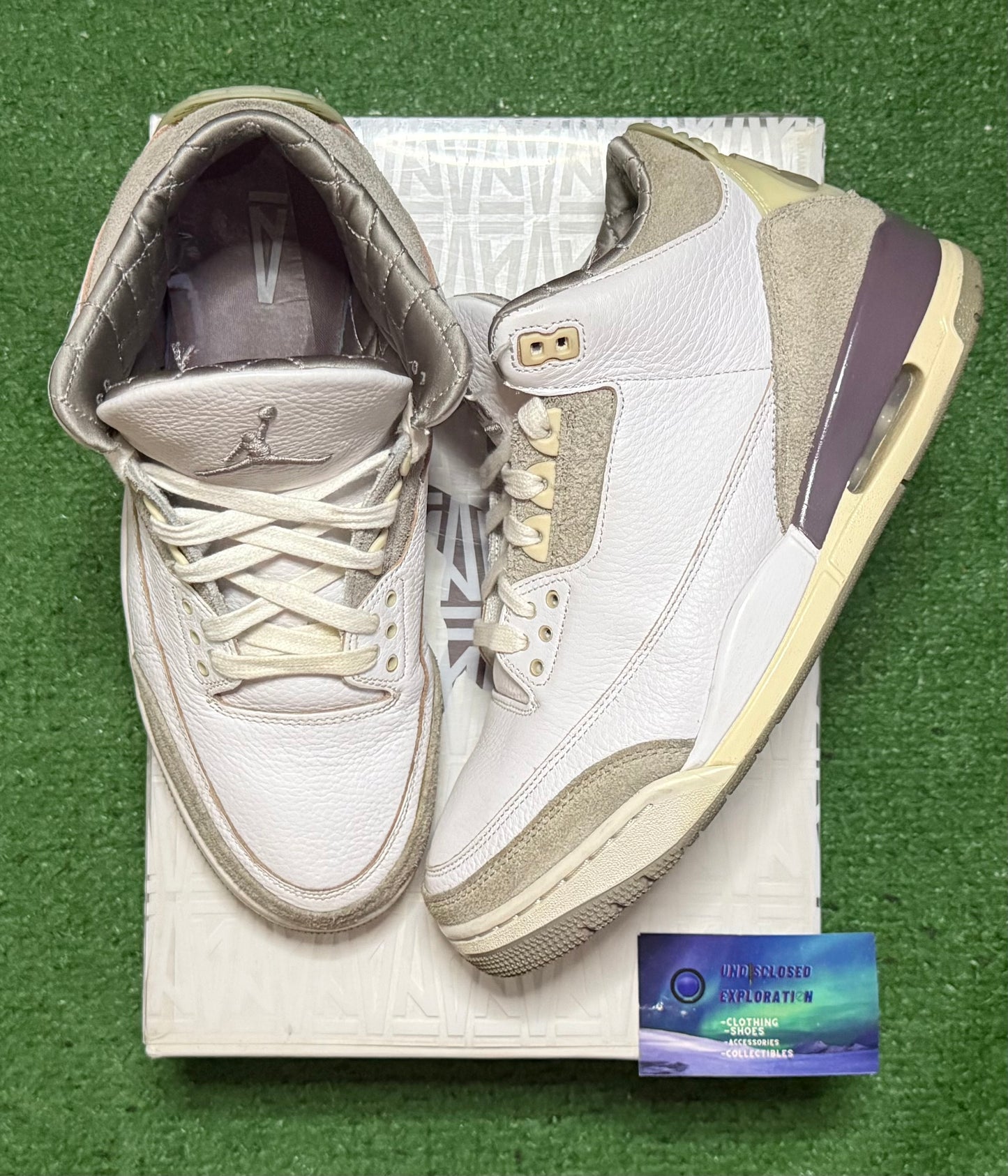 Jordan 3 A Ma Maniere 9.5 Men/11 Women “Preowned”
