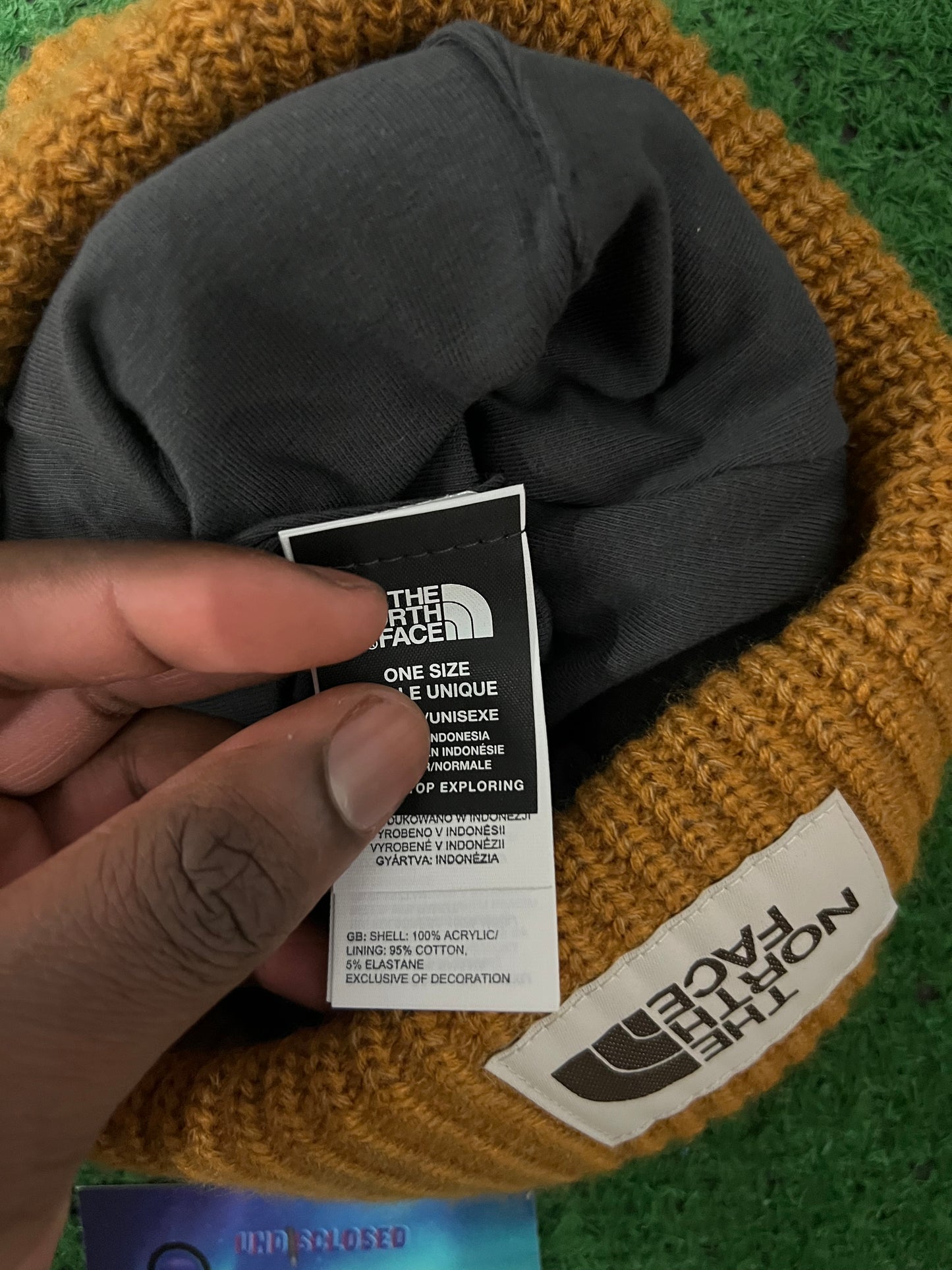 The North face timber tan salty dog beanie