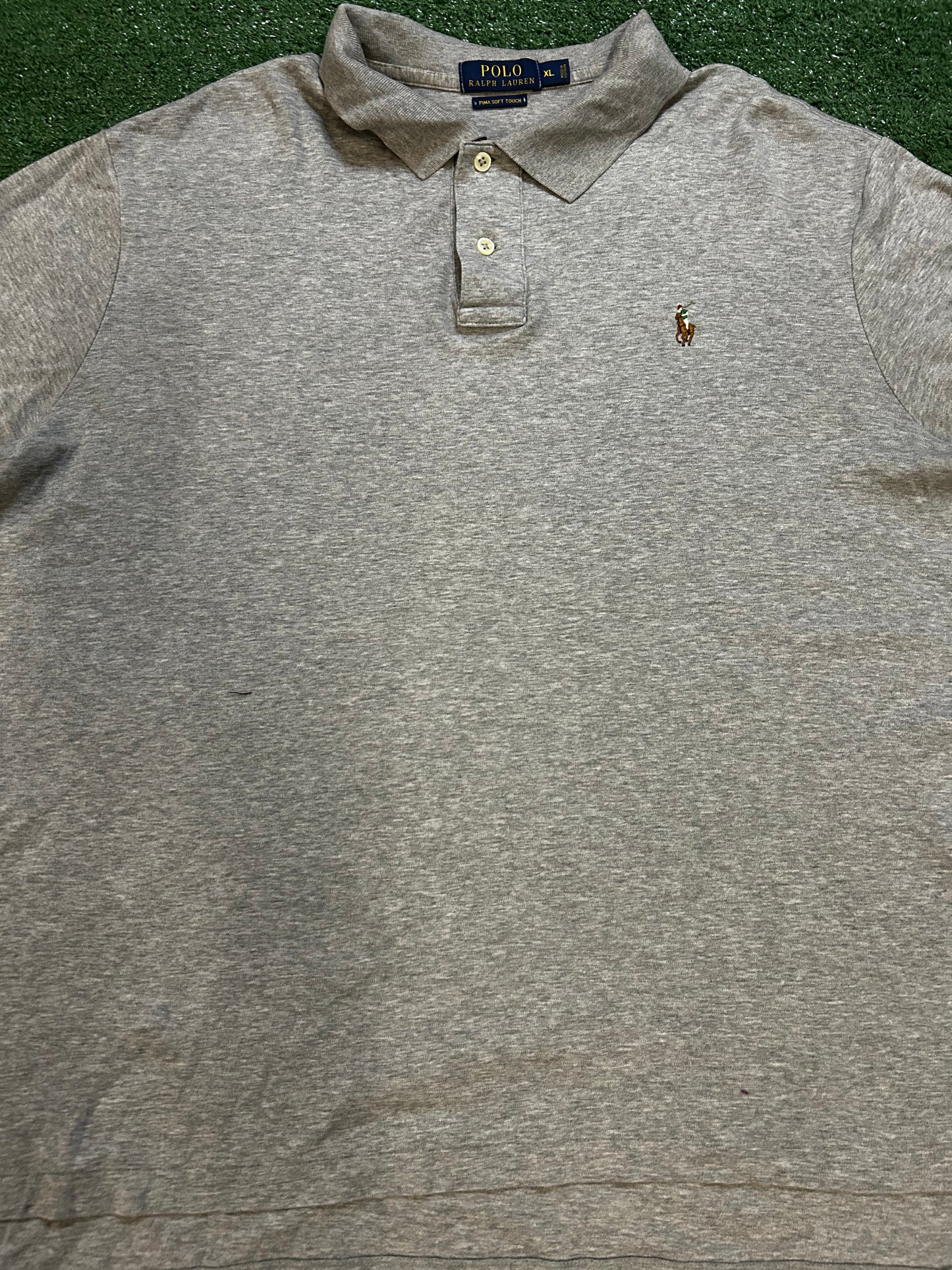Vintage polo Ralph Lauren grey short sleeve