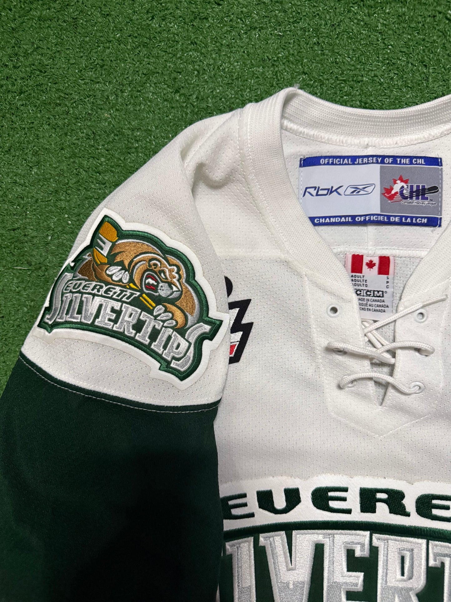 Vintage Everett Silvertips Reebok CCM Jersey