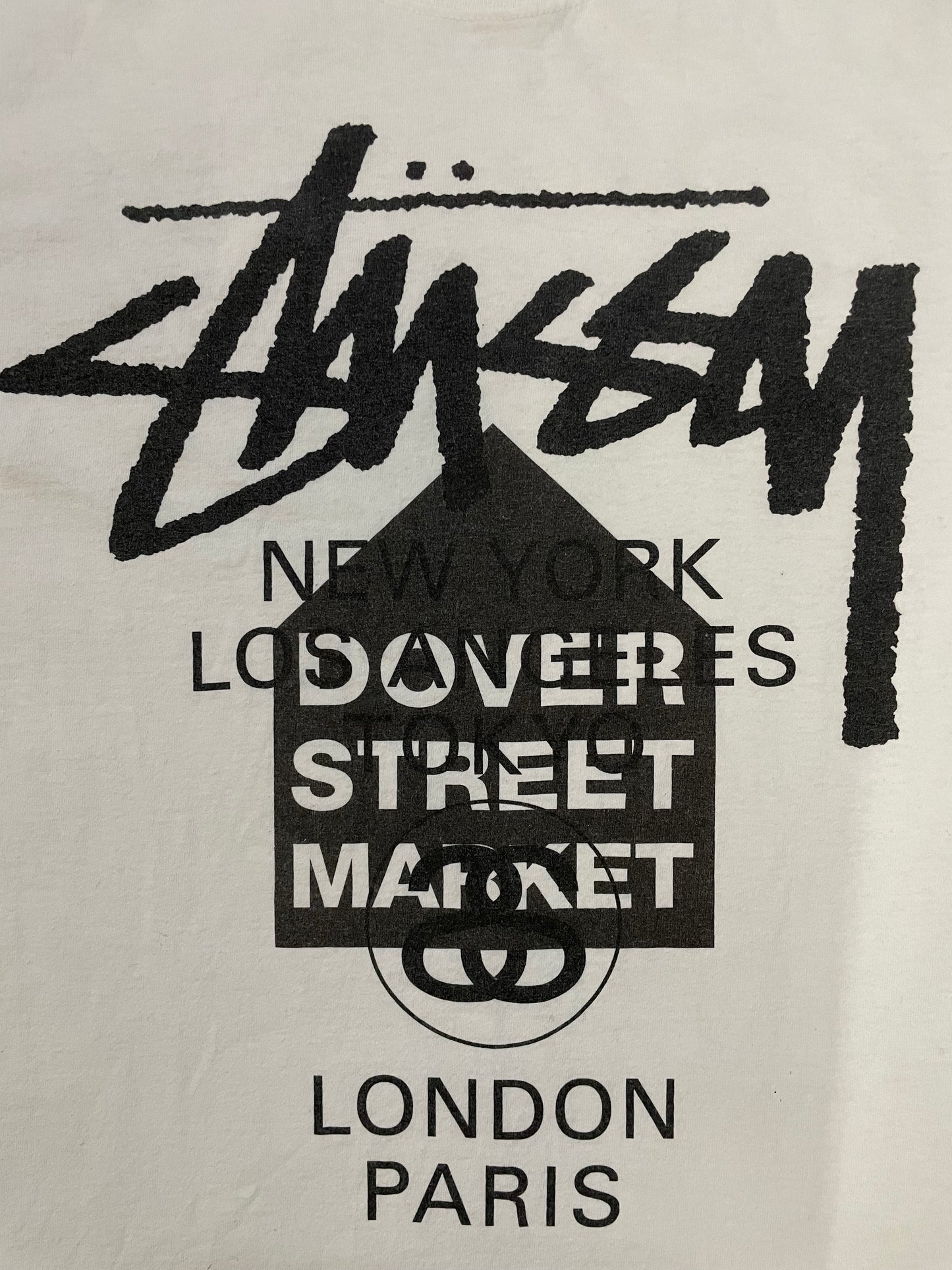 Stussy X Dover Street market world tour tee