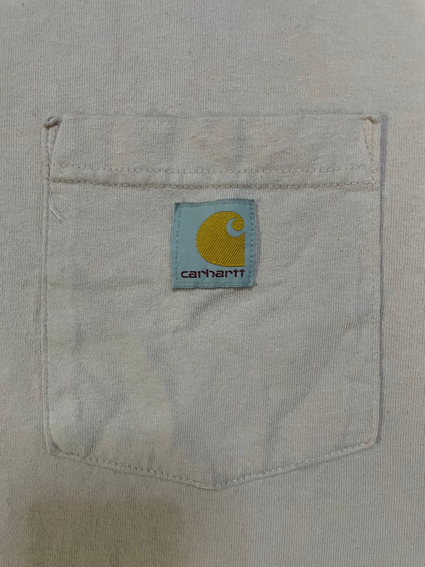 Carhartt pink basic pocket tee