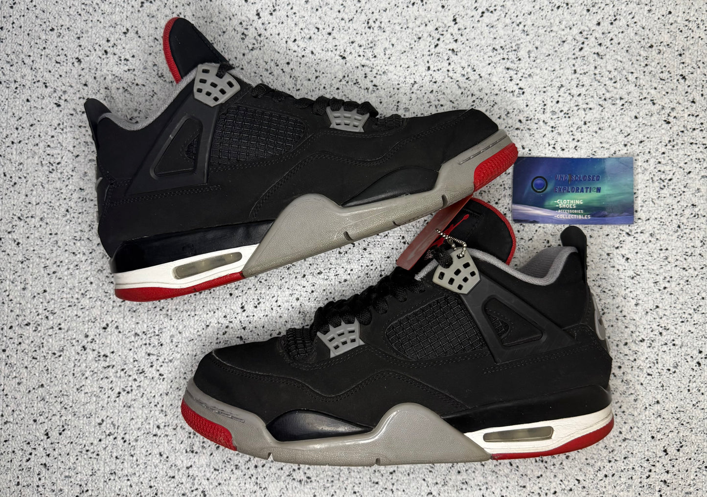 Jordan 4 Bred 2019 9 Men/10.5 Women “Preowned”