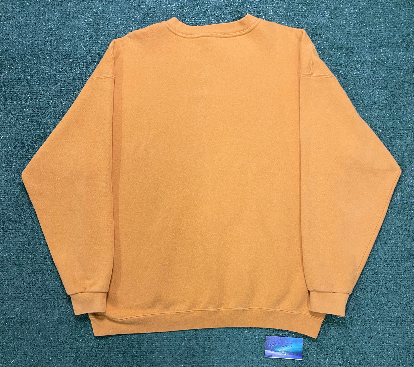 Vintage 1990s nike yellow swoosh crewneck