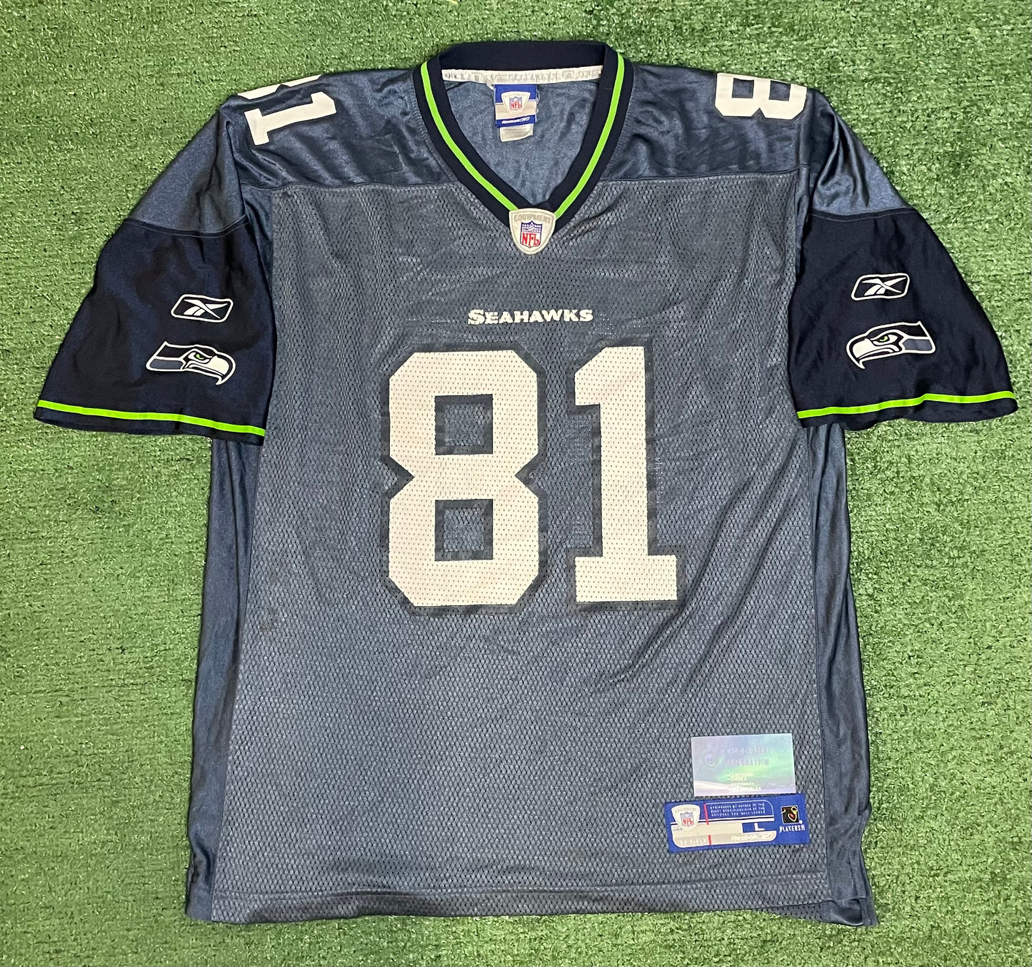 Vintage 2000s Seattle Seahawks #81 Burleson jersey
