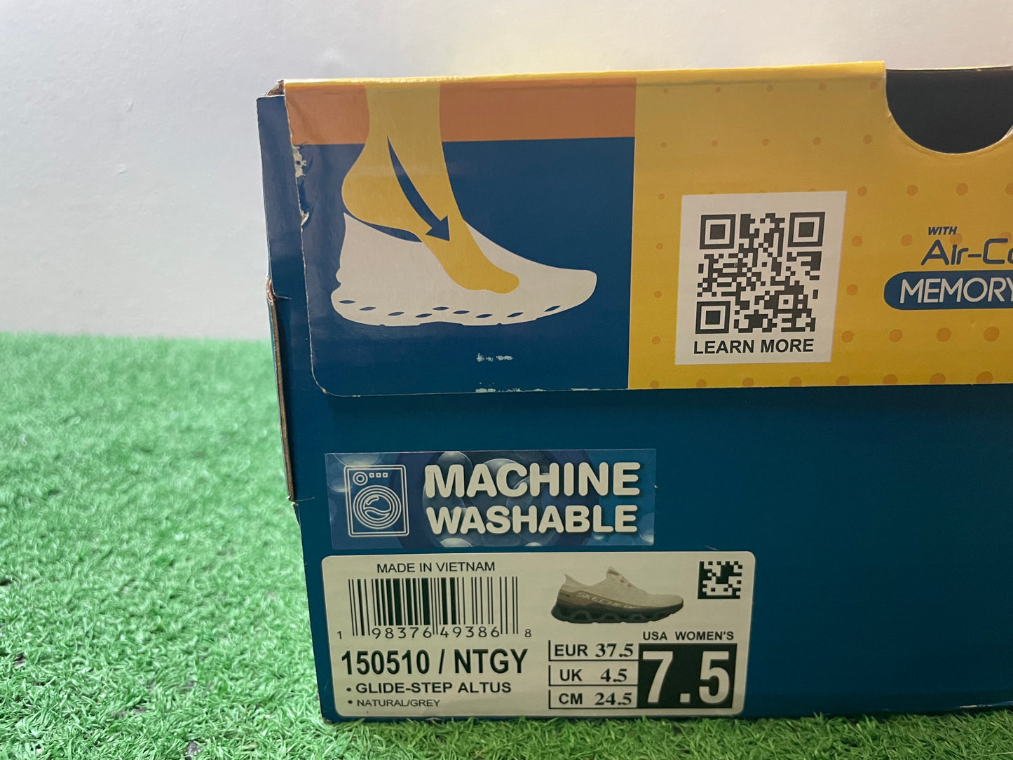 Skechers slip ins glide step Altus natural grey