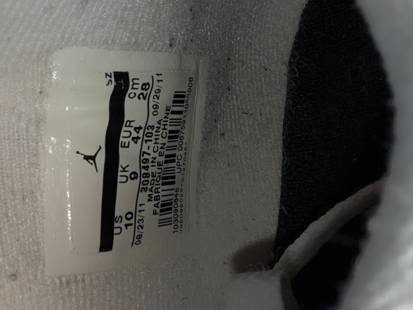 Jordan 4 White Cement 2012 10 Men/11.5 Women “Preowned”