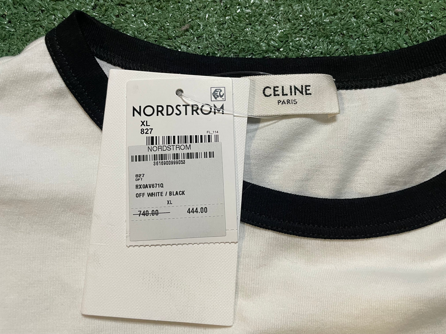 Celine flocked elephant tee