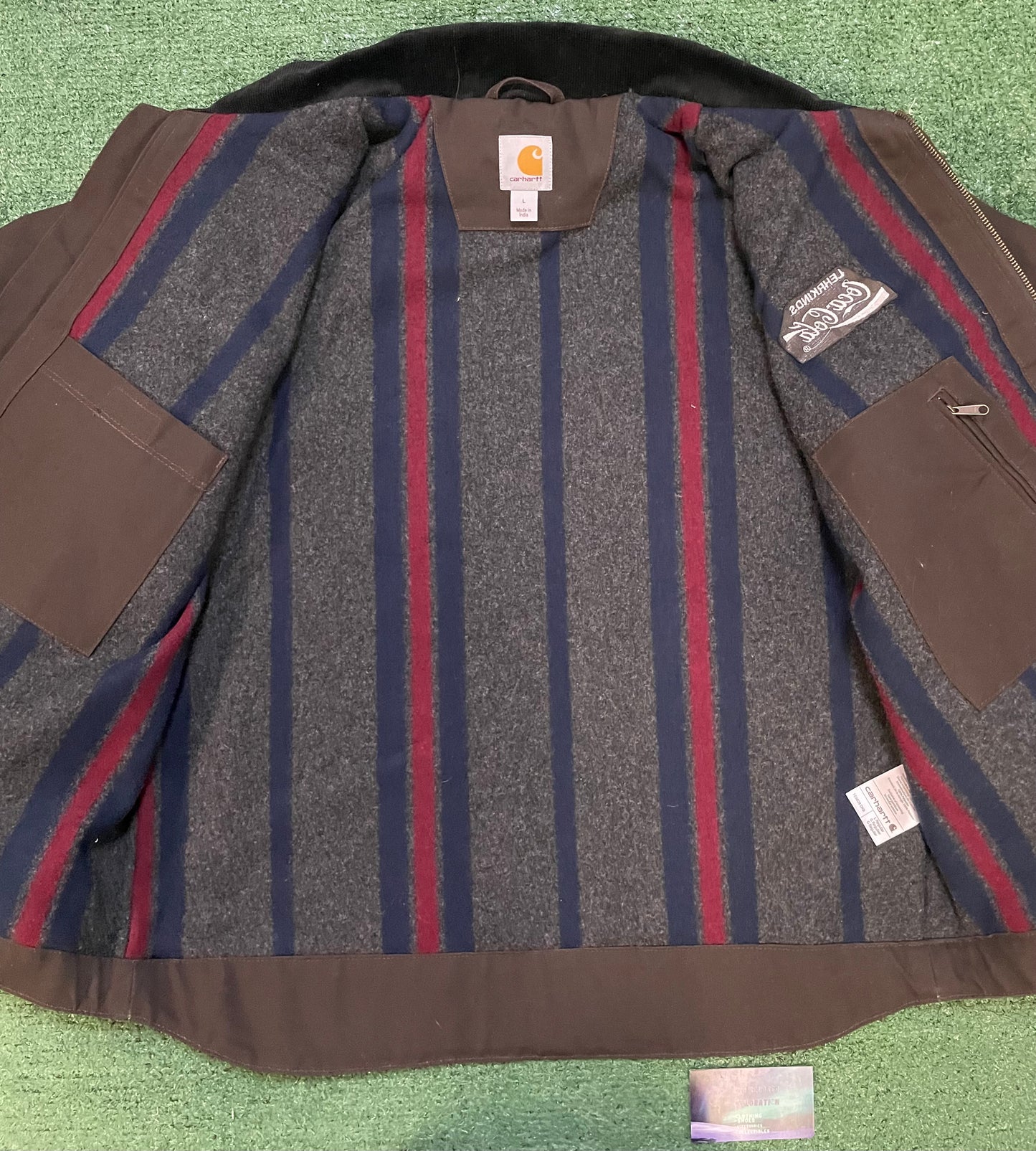 Vintage Carhartt dark brown Detroit jacket