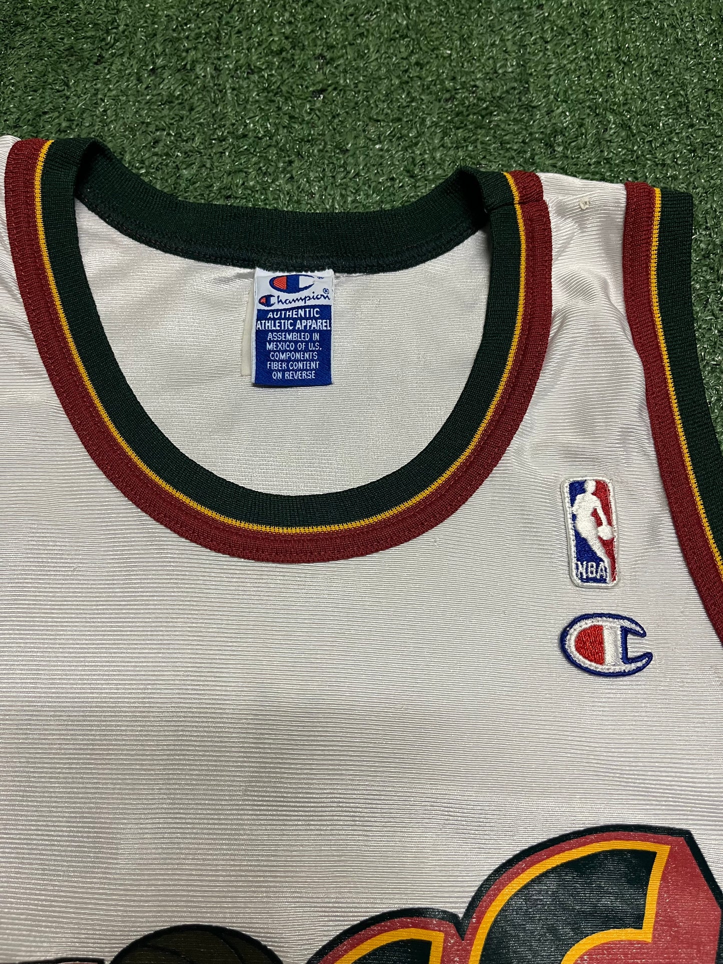 Vintage Seattle sonics Gary Payton champion jersey