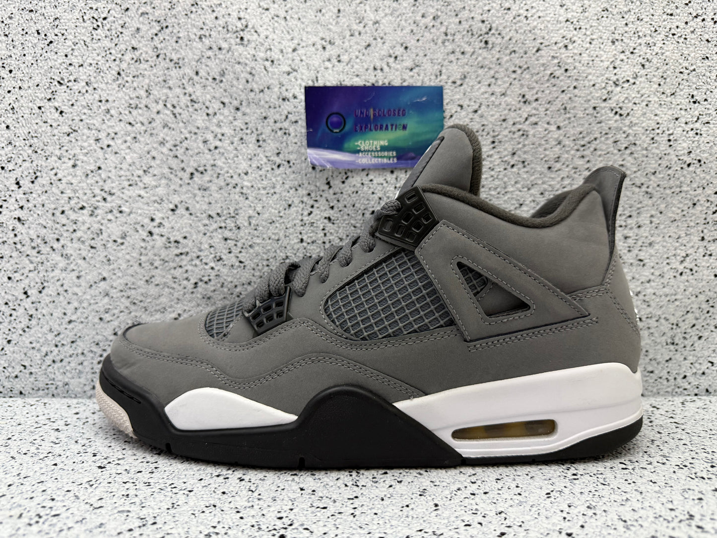 Jordan 4 Cool Grey 10 Men/11.5 Women “Preowned”