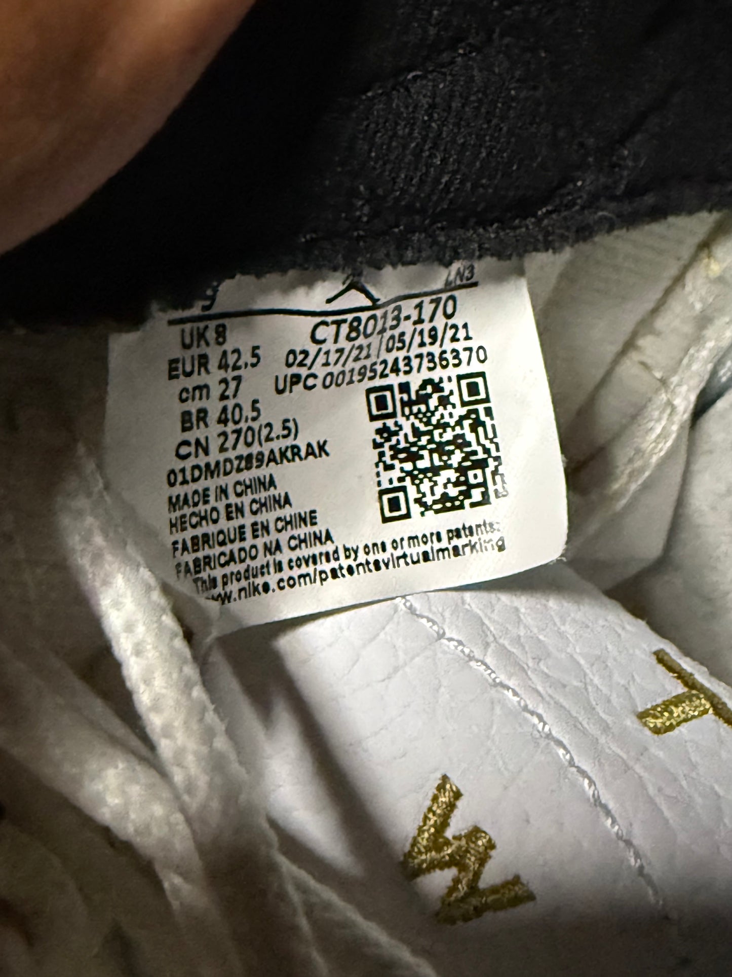 Jordan 12 Royalty 9 Men/10.5 Women “Preowned”