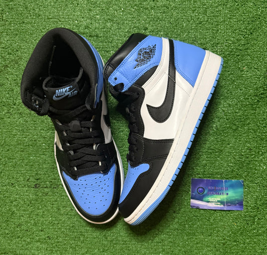 Jordan 1 UNC Toe 9.5 Men/11 Women “Preowned”