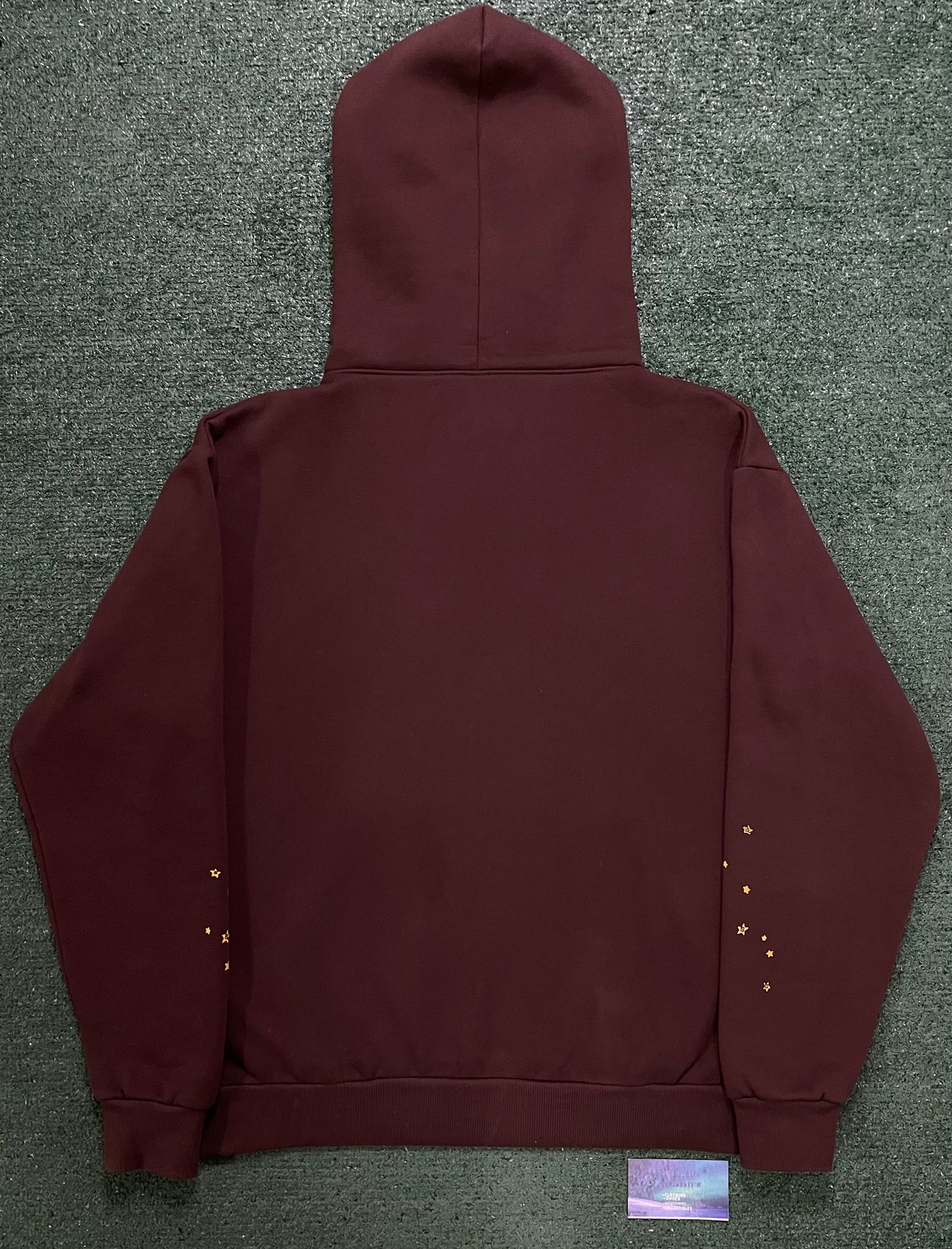 Sp5der web brown hoodie