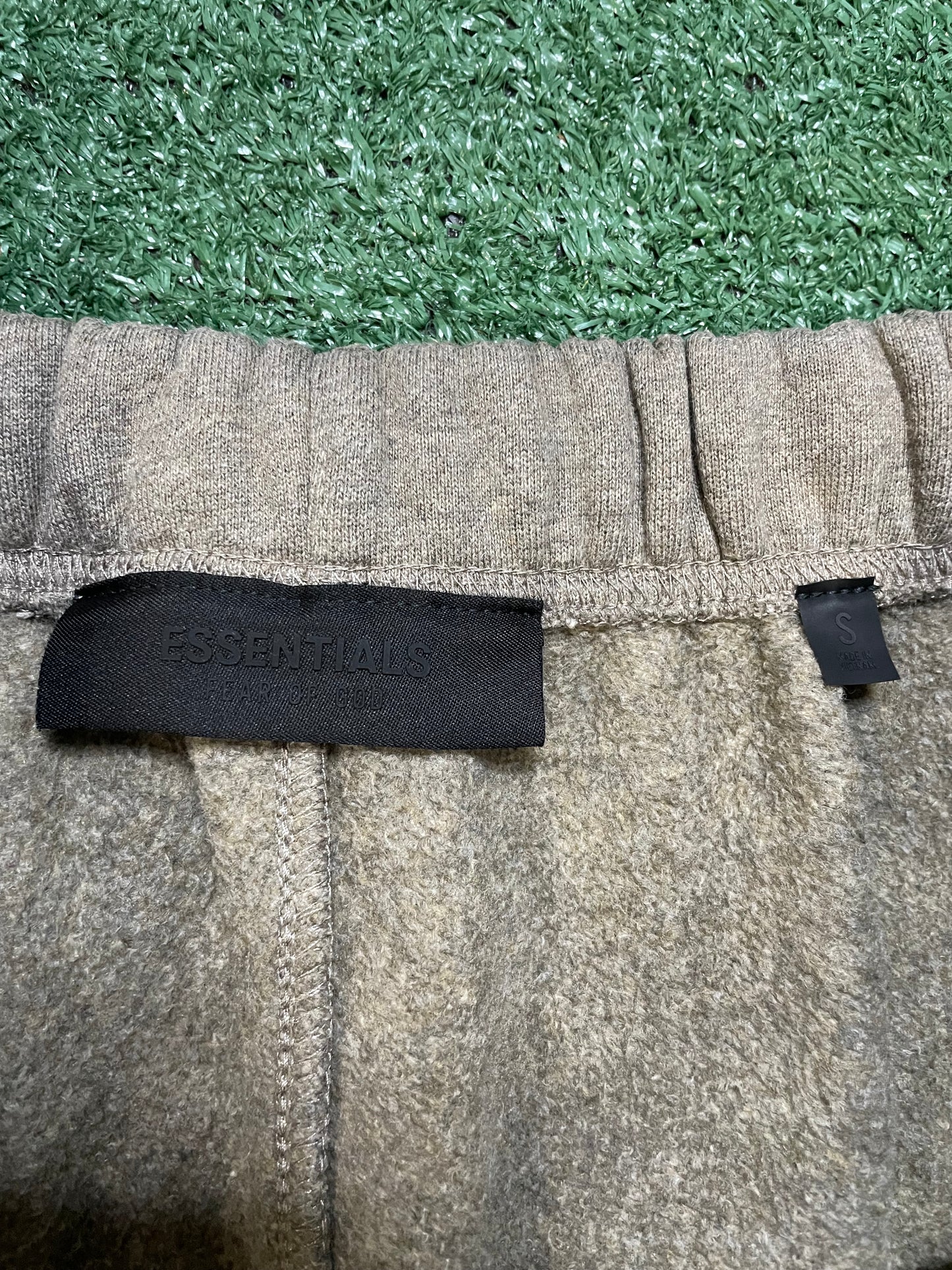 Fear of God Essentials heather grey sweatpants