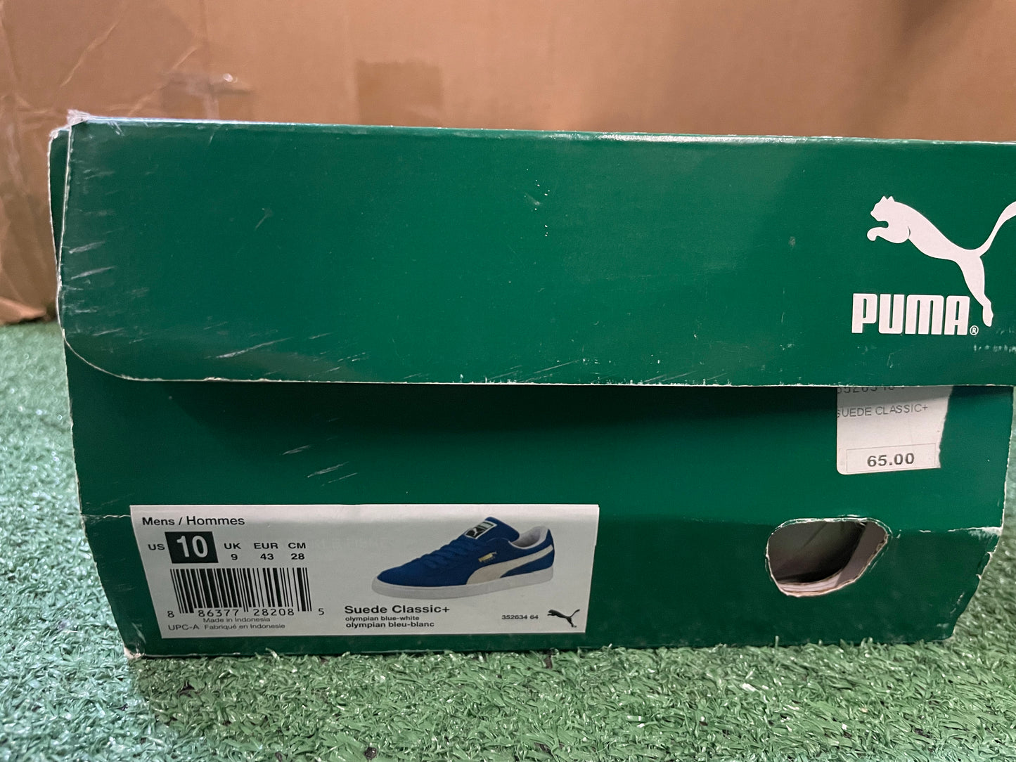 Puma suede classic blue size 10men/11.5women
