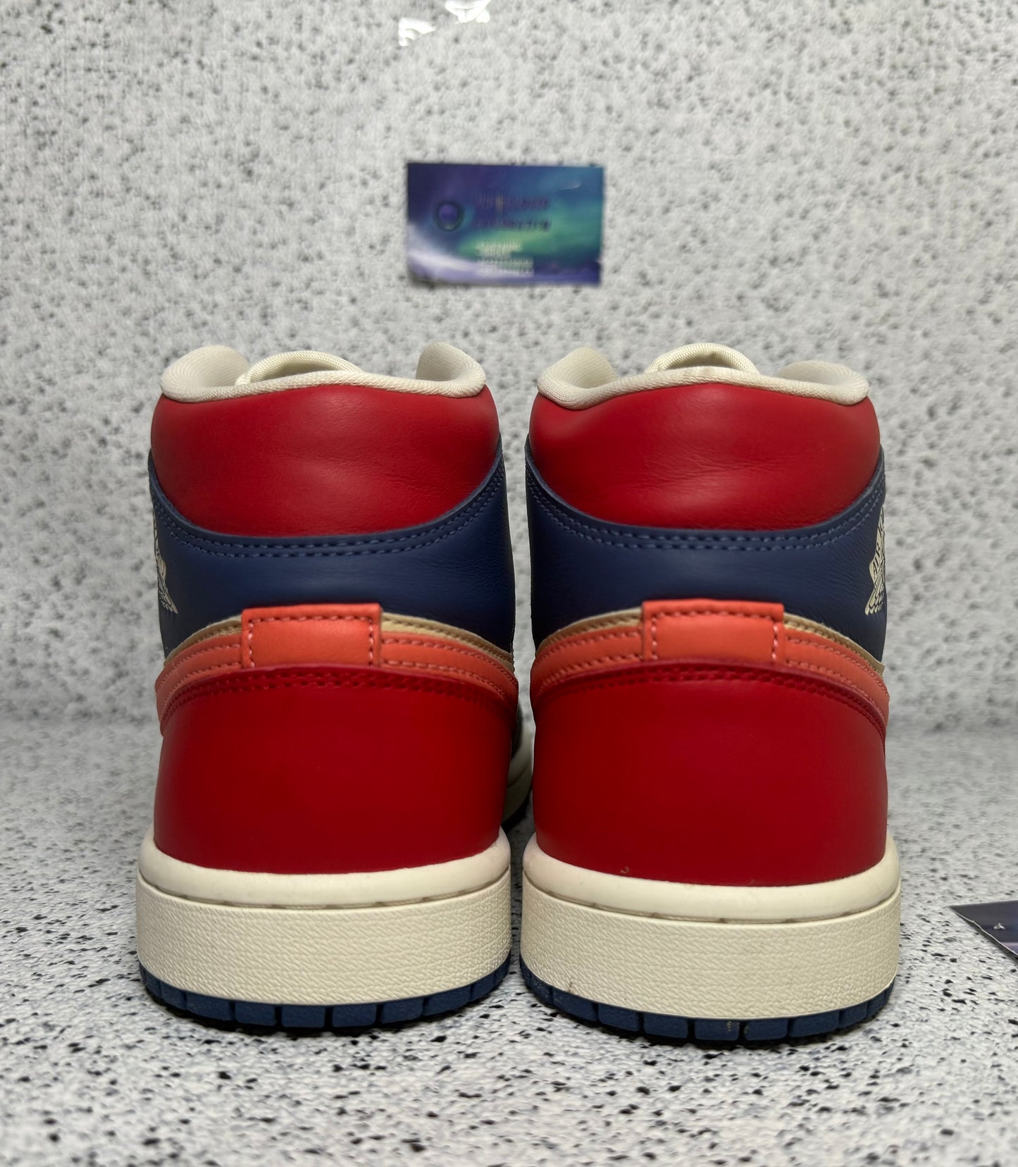 Jordan 1 Mid Multi Color 7 Youth/8.5 Women “Preowned”