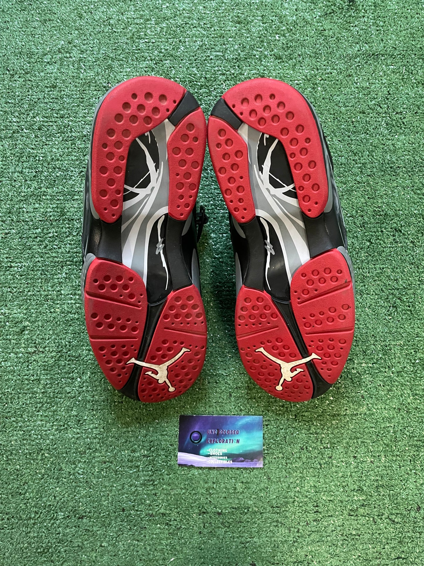 Air Jordan 8 bred size 10men/11.5women