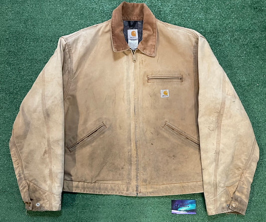 Vintage 2000s Carhartt tan Detroit jacket