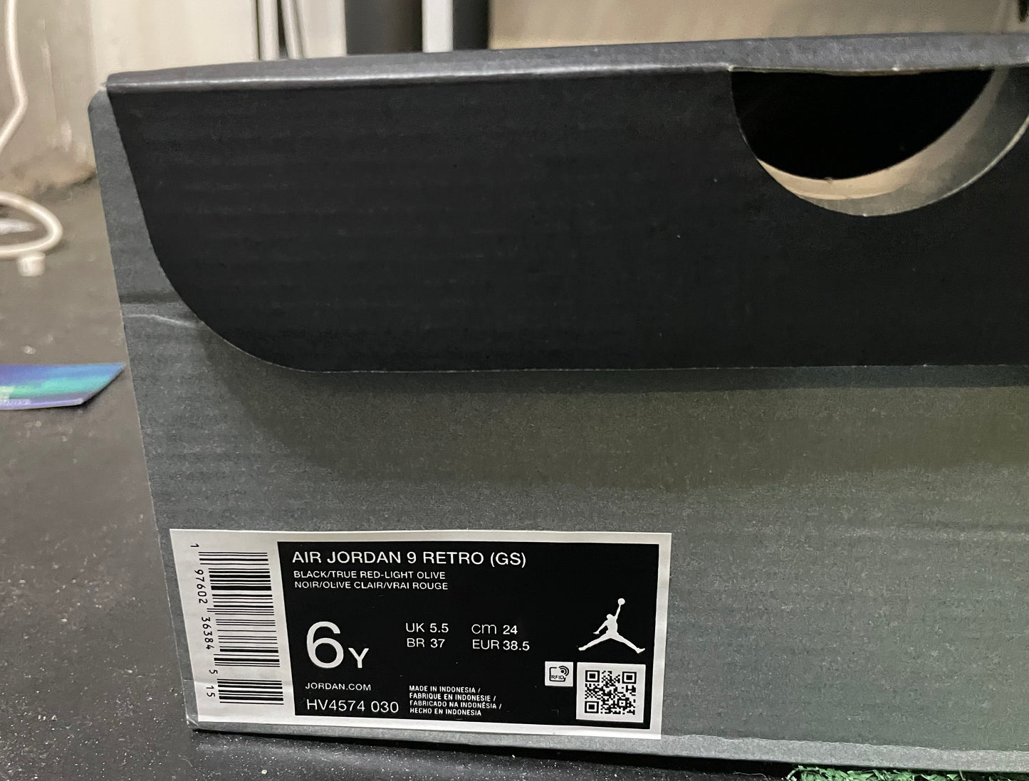 Air Jordan 9 olive 2024