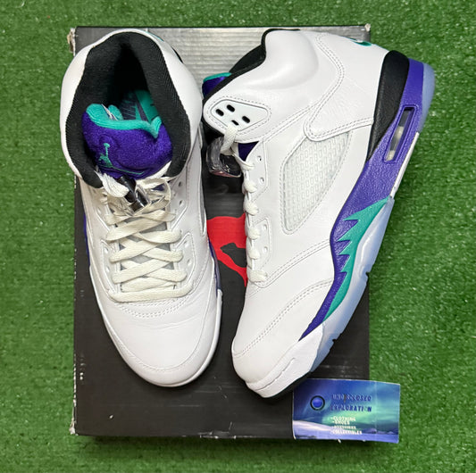 Jordan 5 Grape 8.5 Men/10 Women “Preowned”