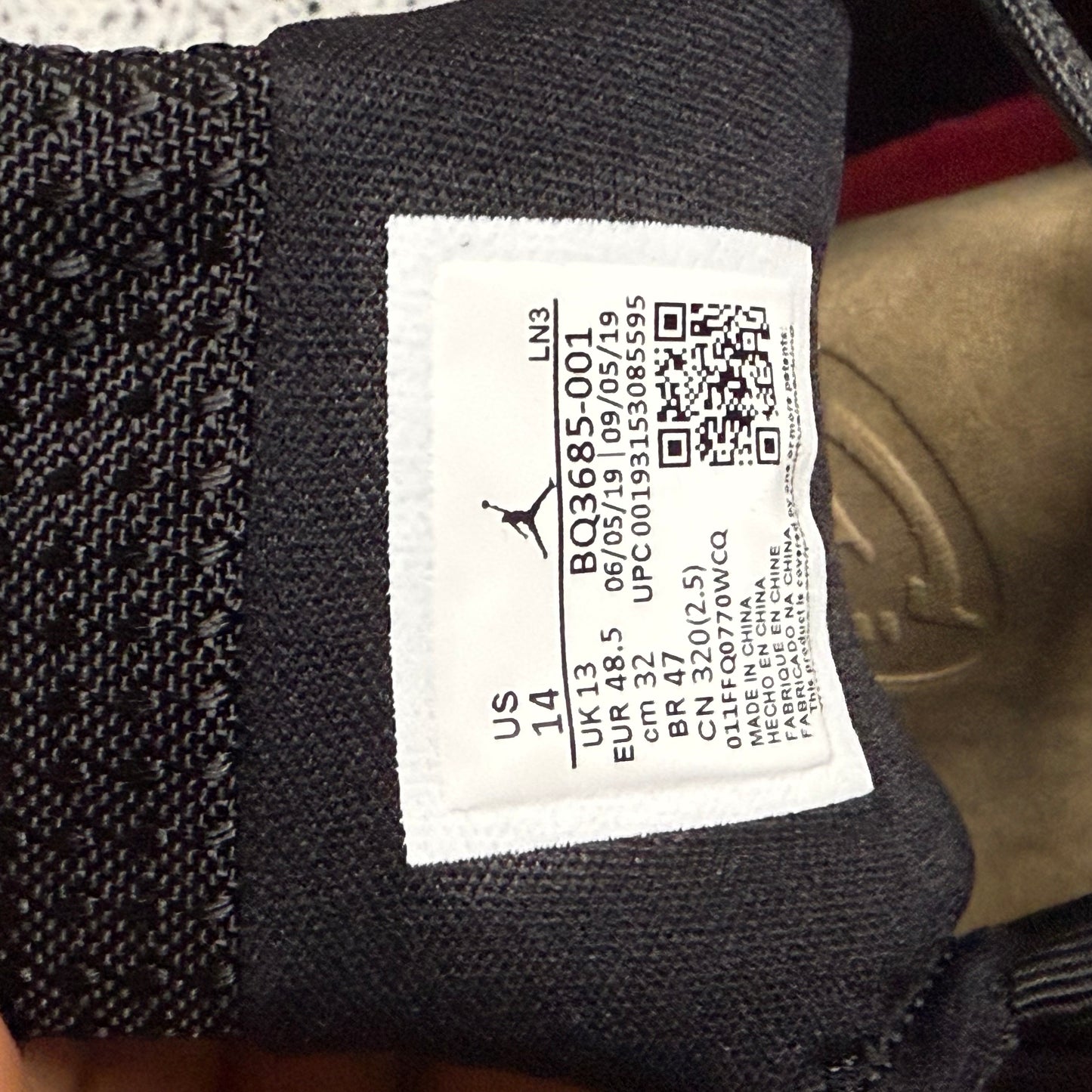 Jordan 14 Black Ferrari Anthracite