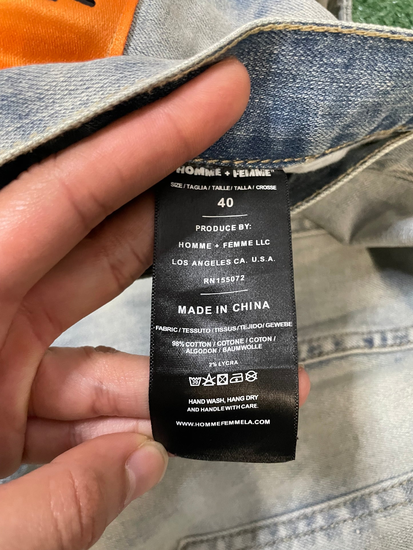 Homme+Femme Tesla jeans