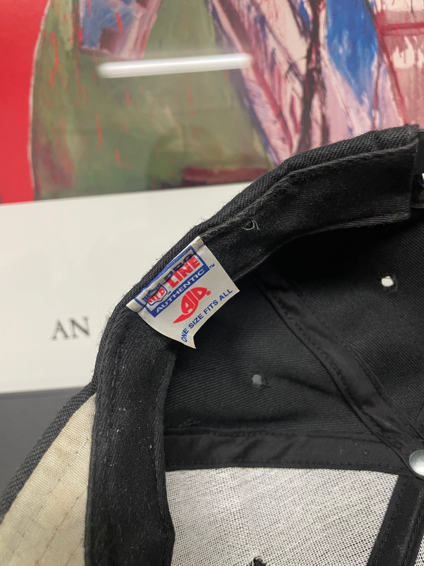 Vintage 1990s Oakland Raiders black hat