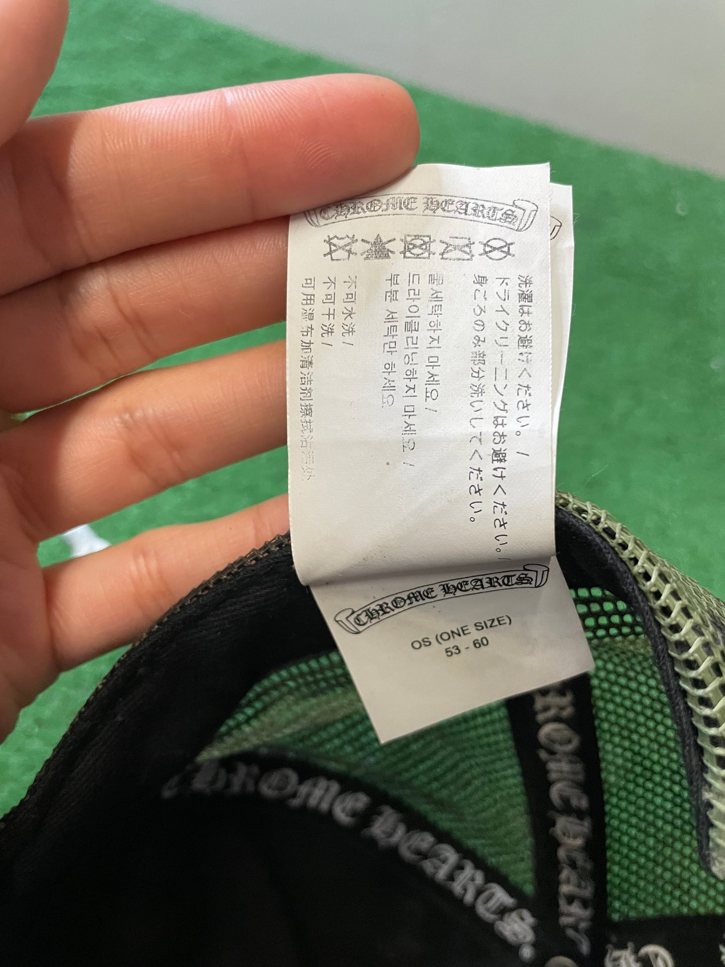Chrome Hearts Hollywood camo hat