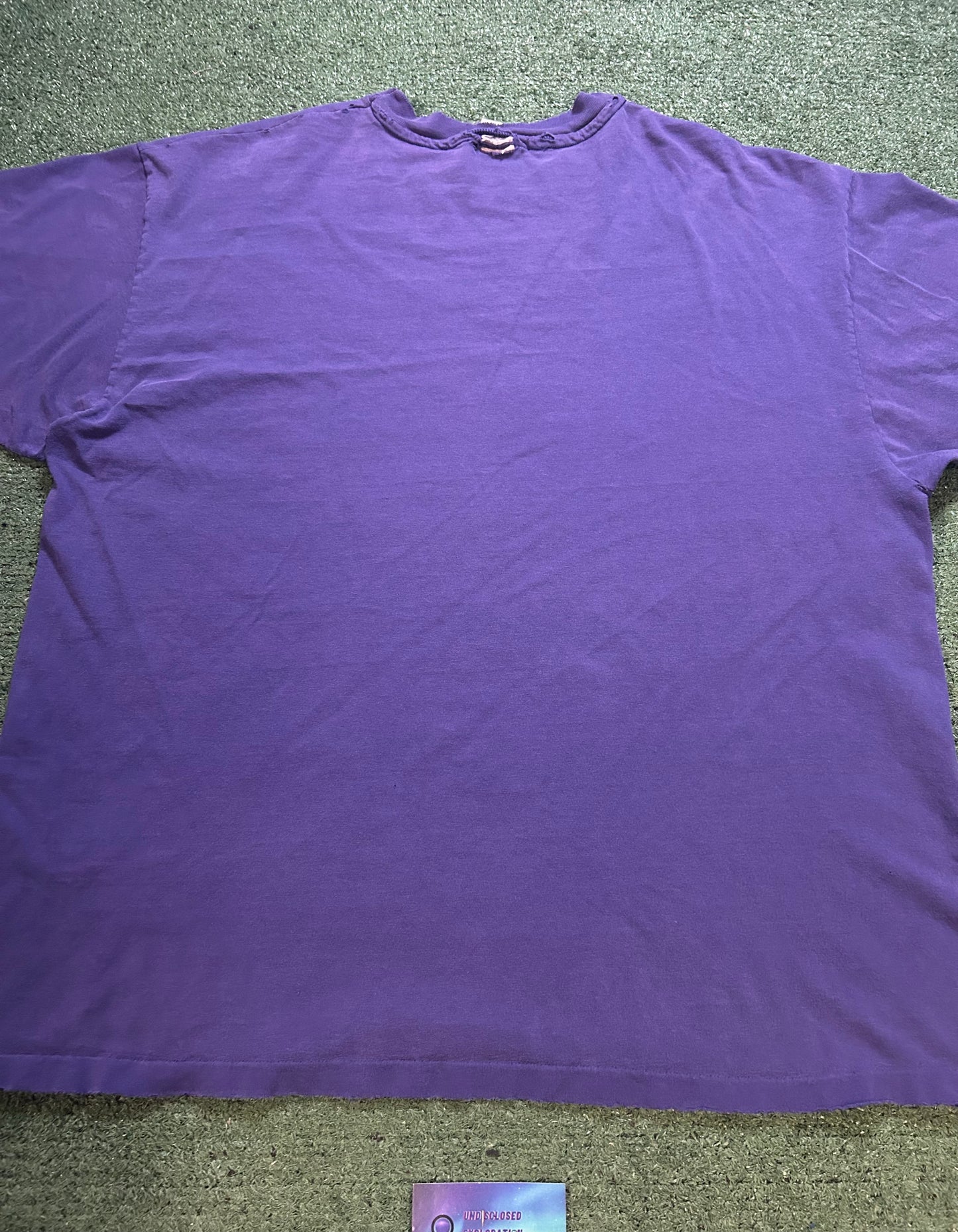 Vintage 1990s Disney Mickey Mouse purple distressed tee
