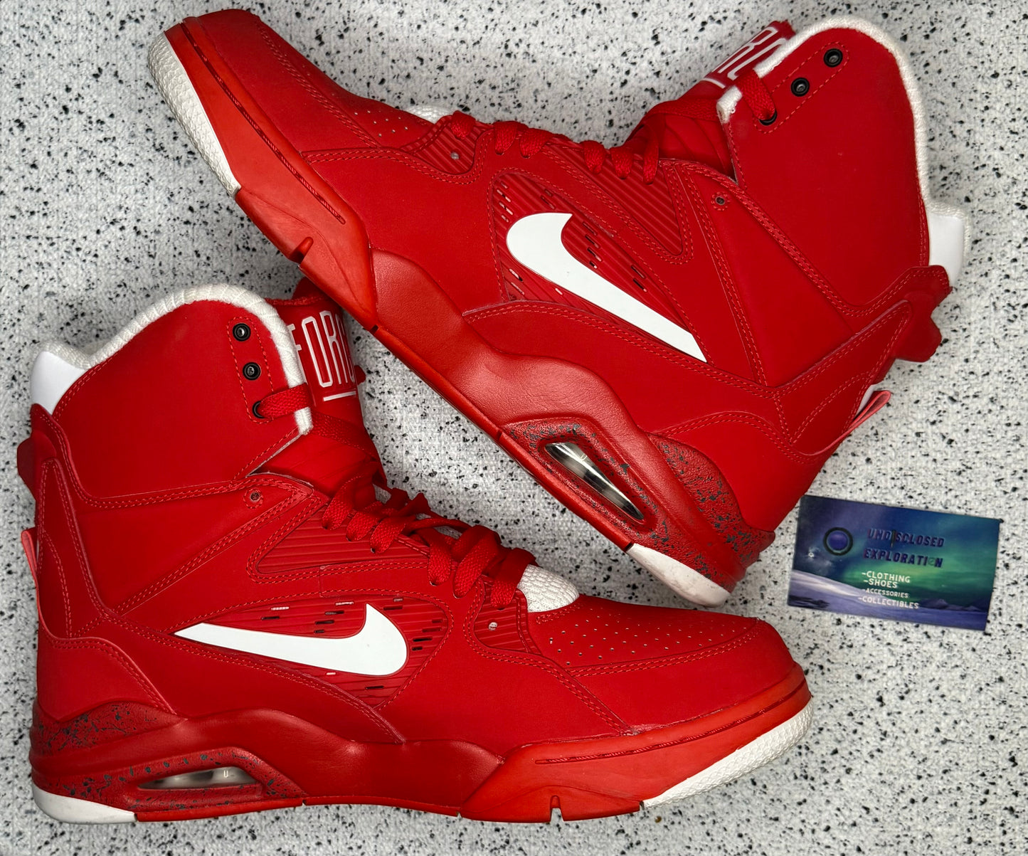 Nike Air Command Force University Red 12 Men/13.5 Women “Preowned”