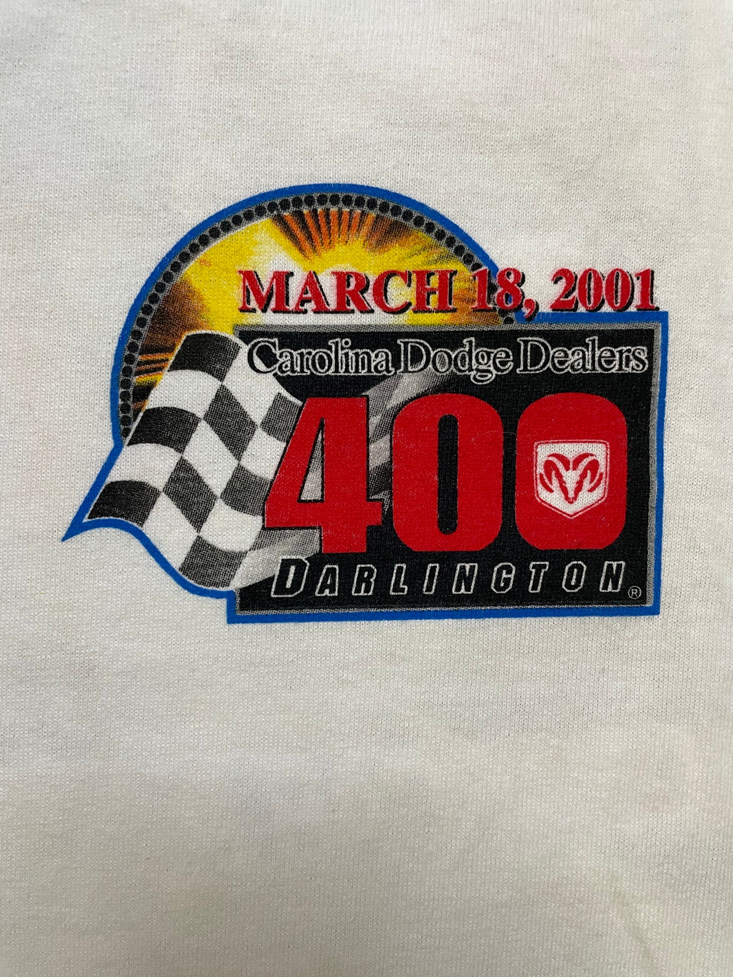 Vintage 2000s nascar Darlington raceway tee