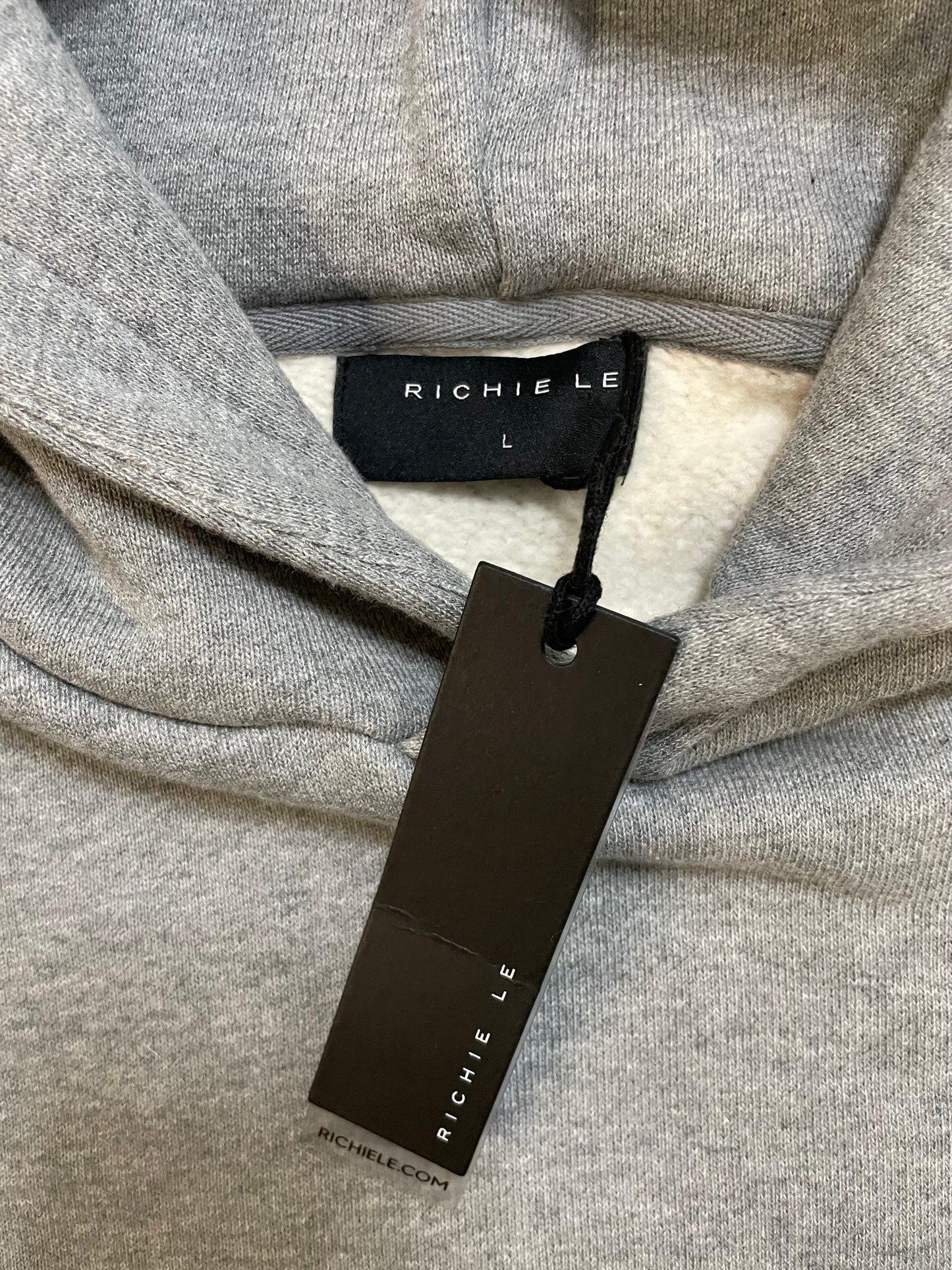 Richie le daily grey hoodie