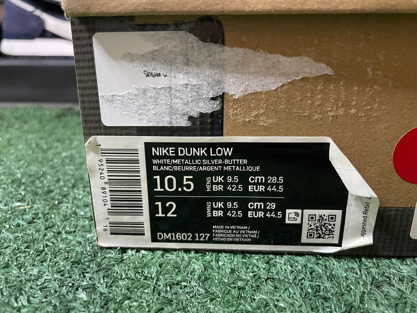 Nike Dunk Low x off white lot 1 of 50 size 10.5men/12women