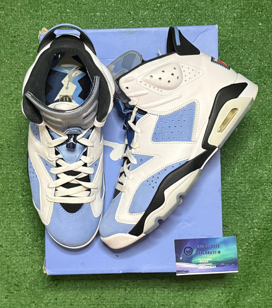 Jordan 6 UNC 9.5 Men/11 Women “Preowned”