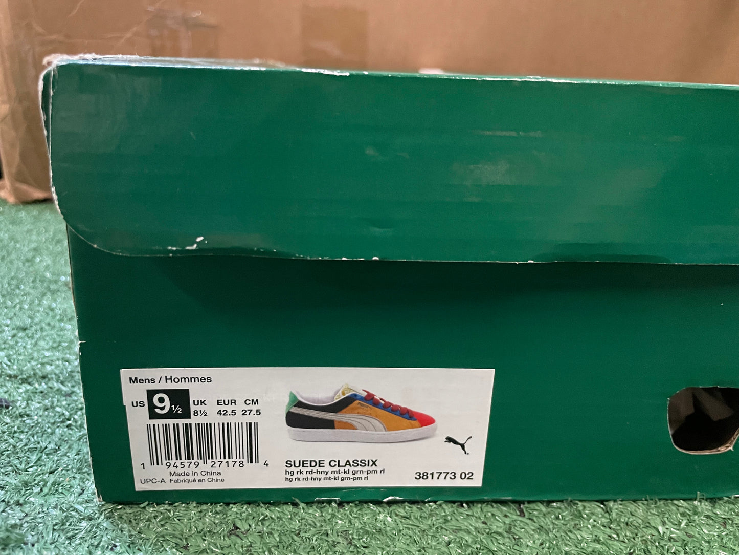 Puma suede classix multicolor size 9.5men/11women