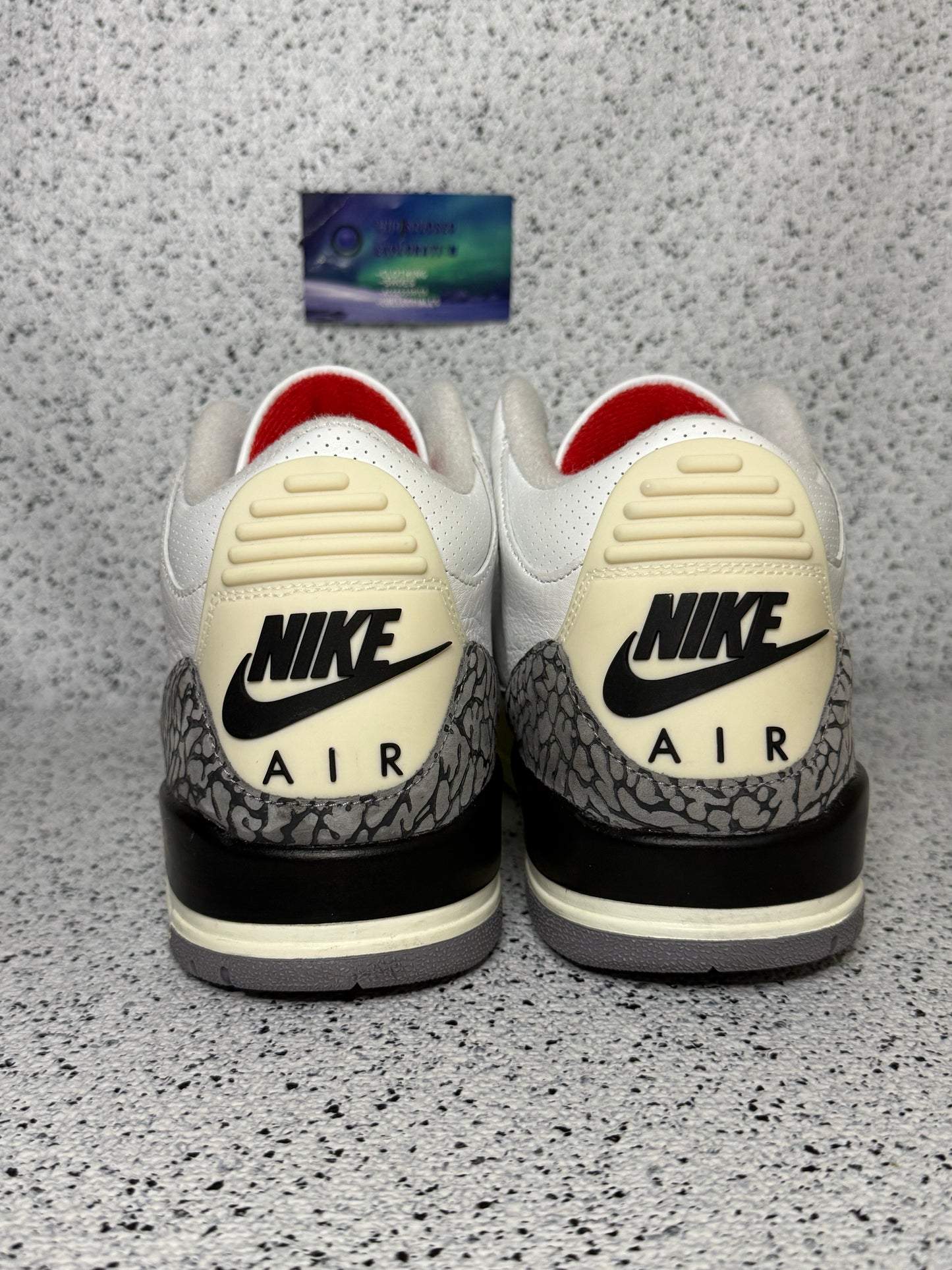 Jordan 3 White Cement 10 Men/11.5 Women “Preowned”