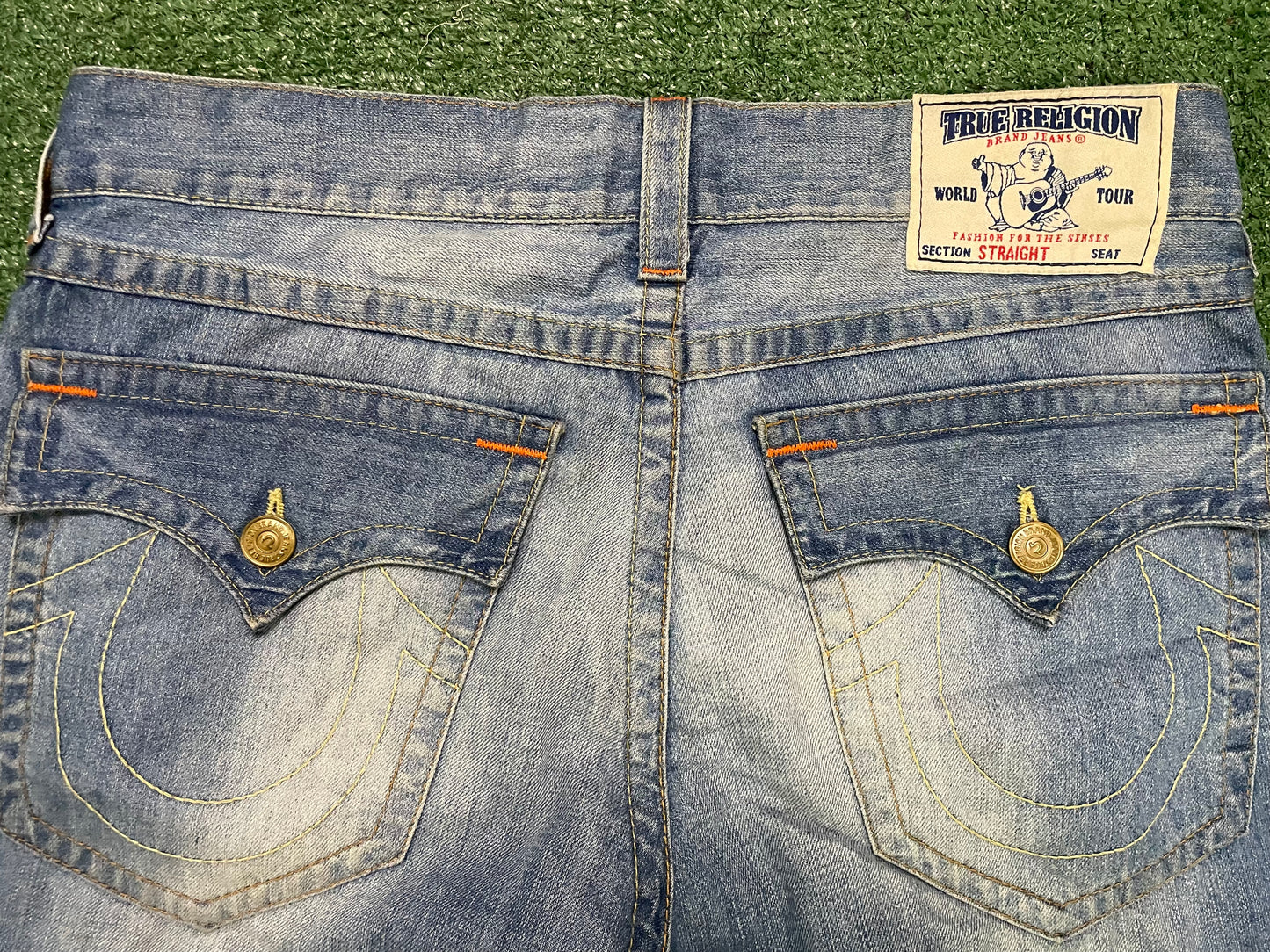 True Religion distressed jeans