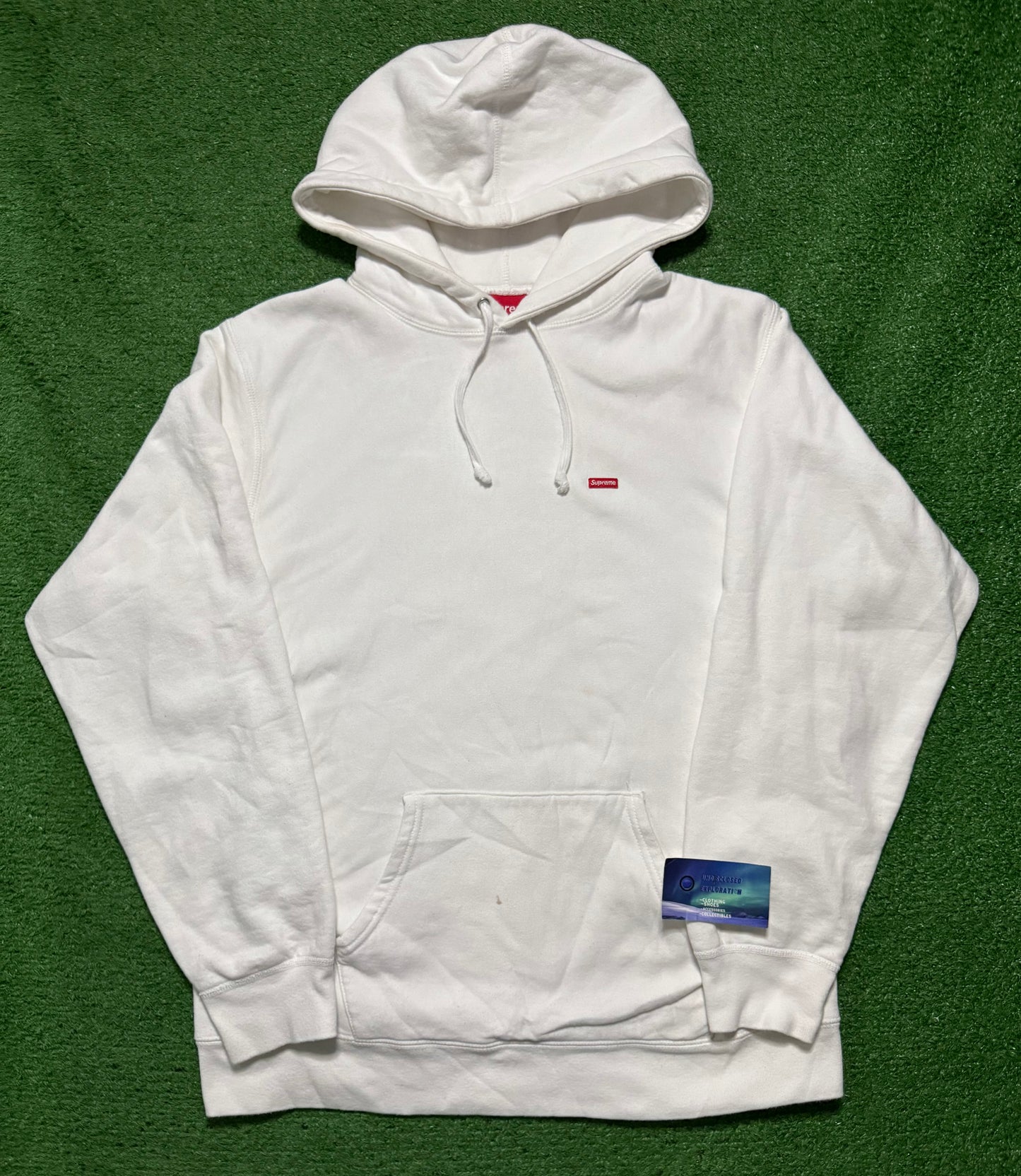 Supreme Small Box Hoodie White