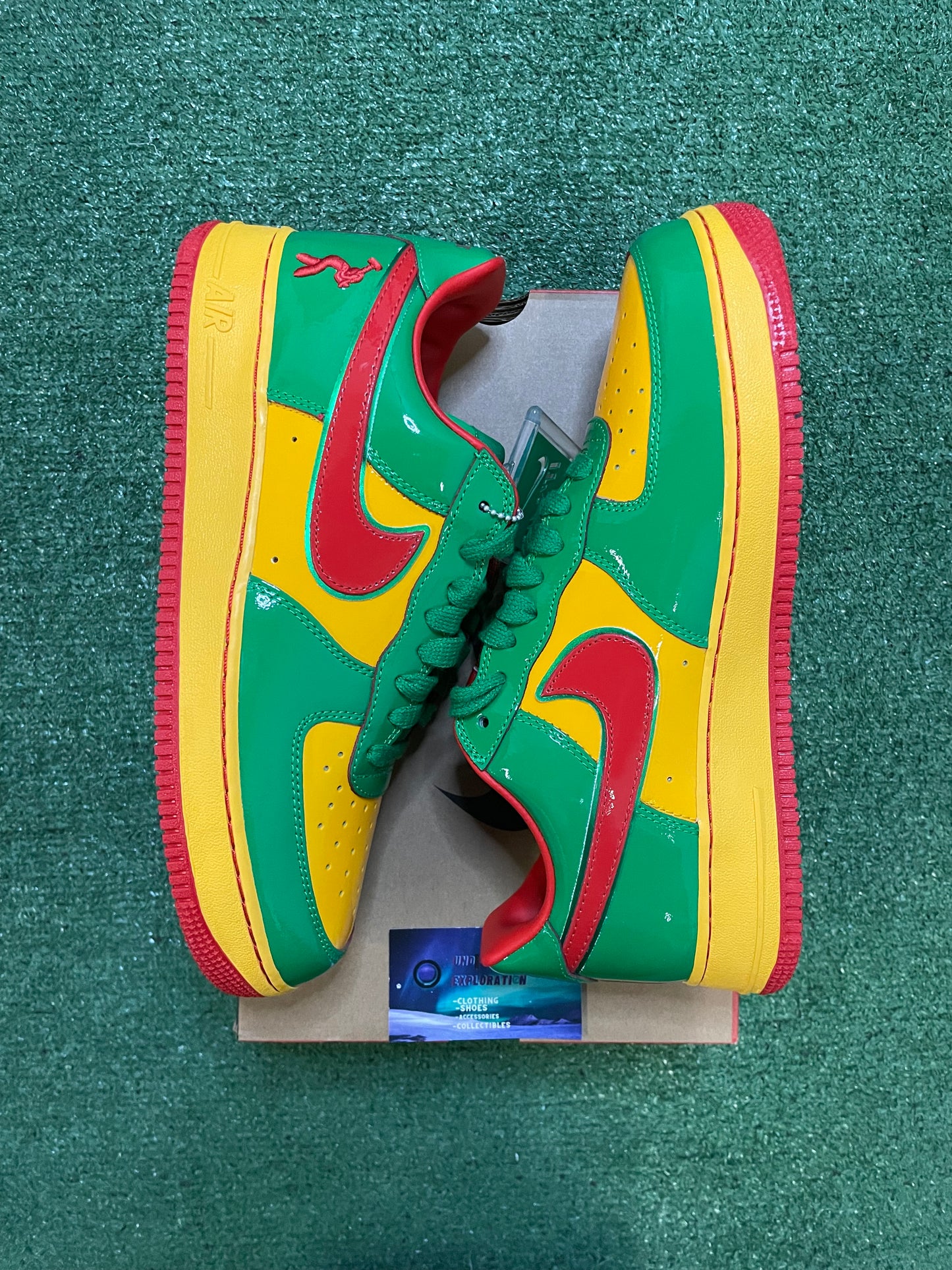 Nike Air Force 1 low X concrete boys lil yachty lucky green