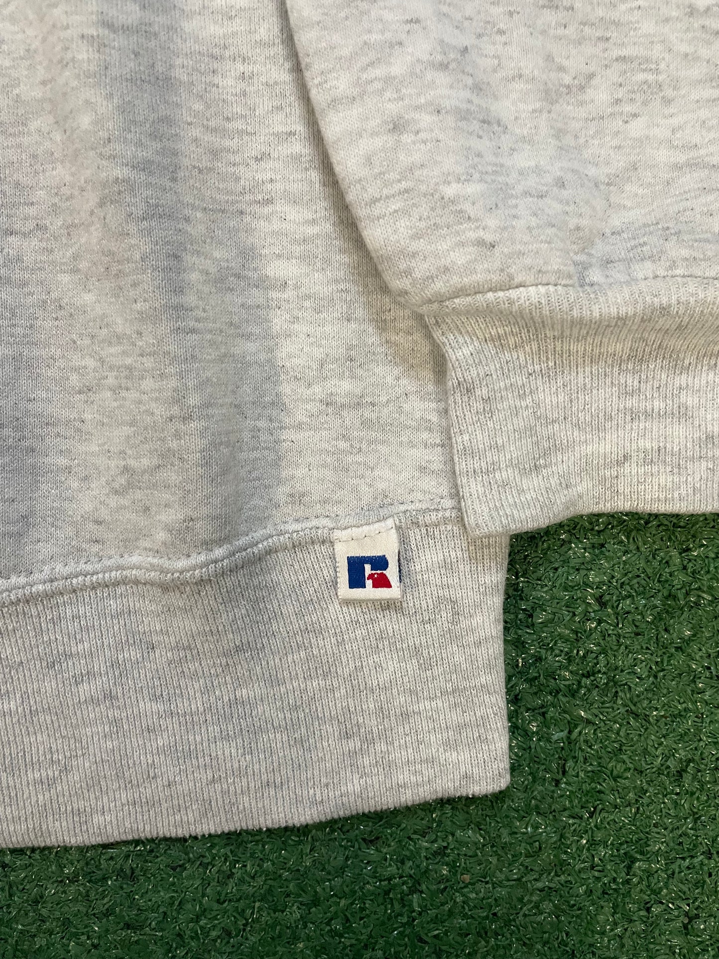 Vintage 1990s Washington State Cougars WSU grey and navy crewneck