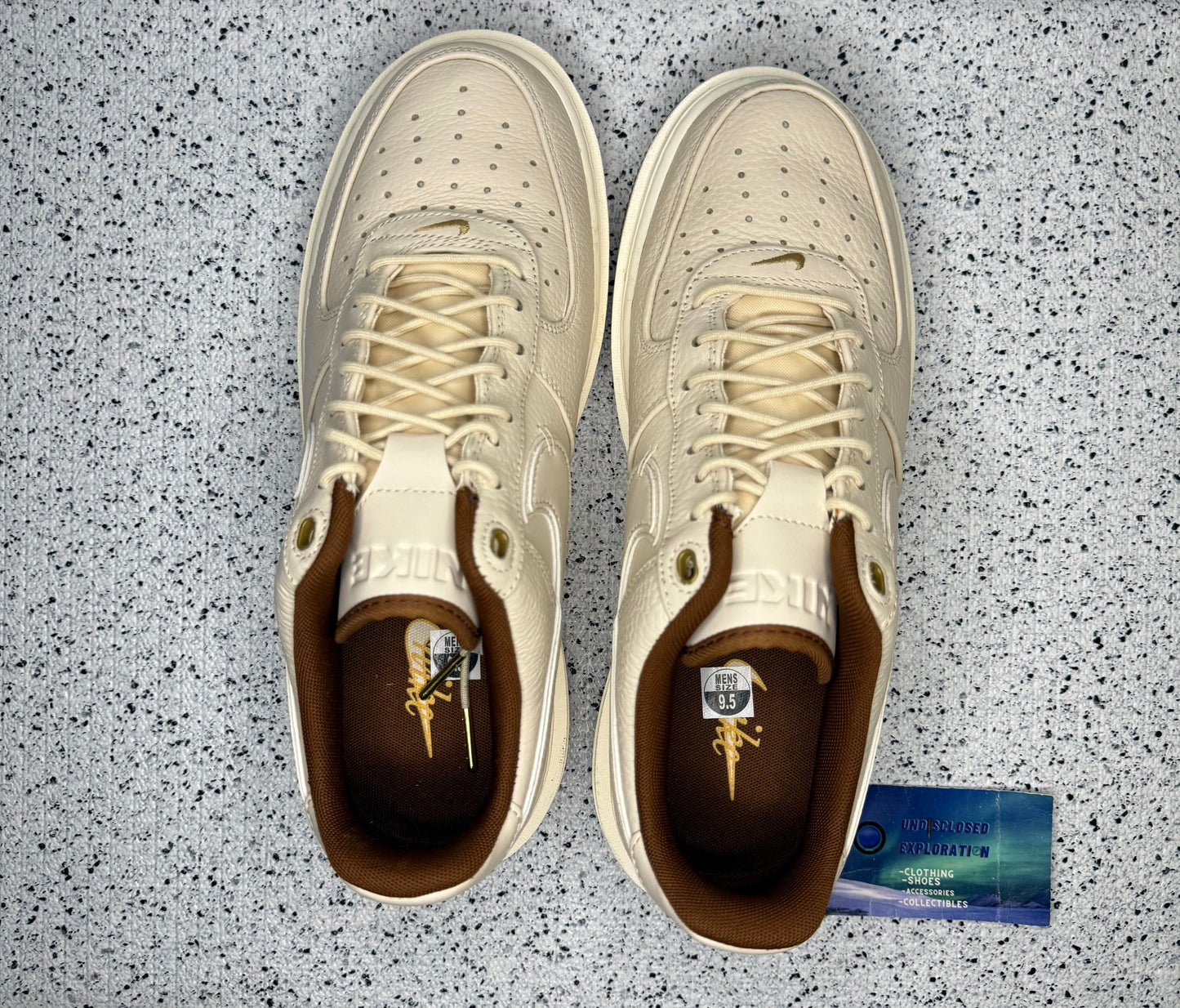 Nike Air Force 1 Low Luxe Pearl White 9.5 Men/11 Women “Preowned”