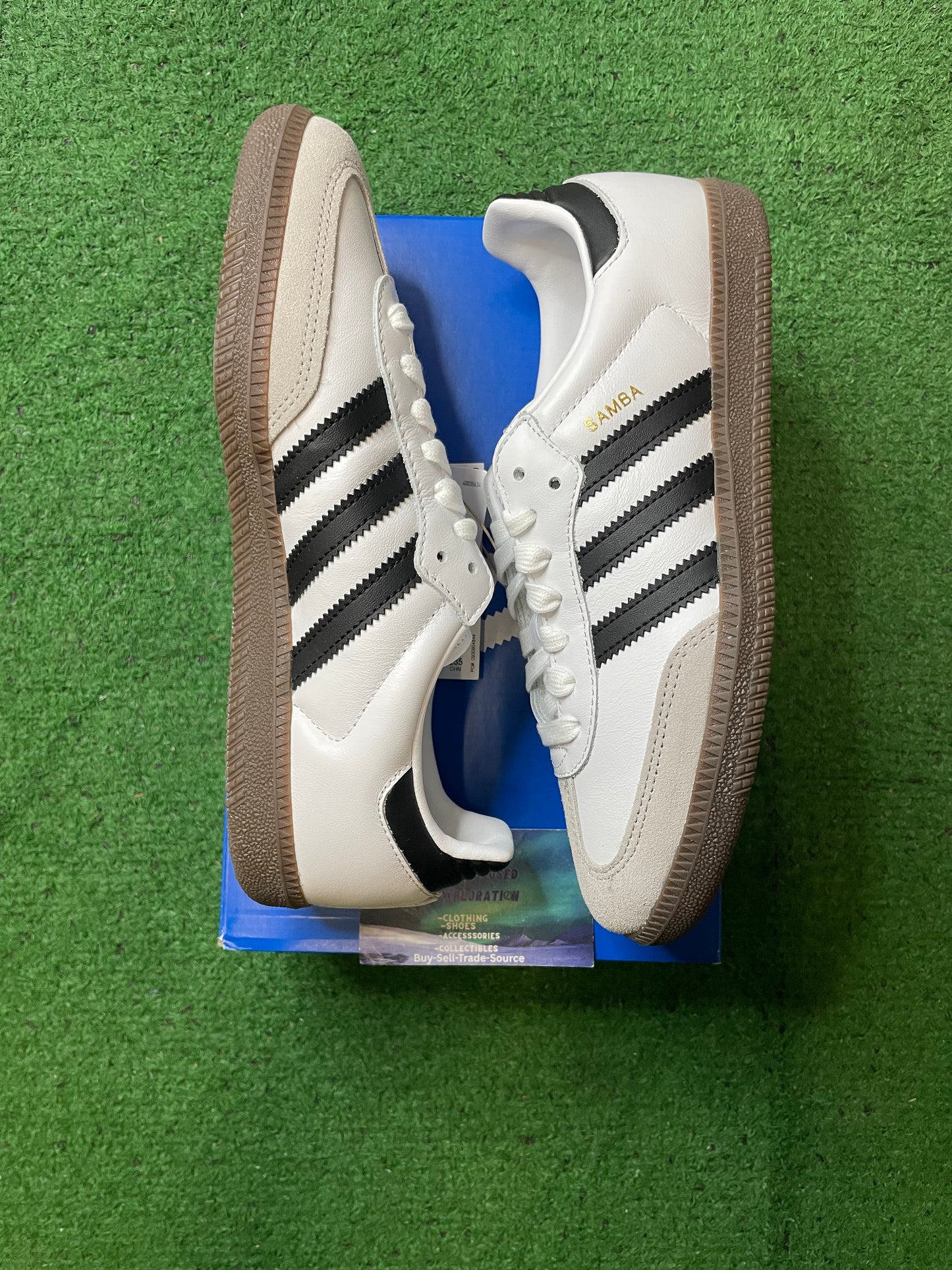 Adidas Samba OG Cloud white core black womens