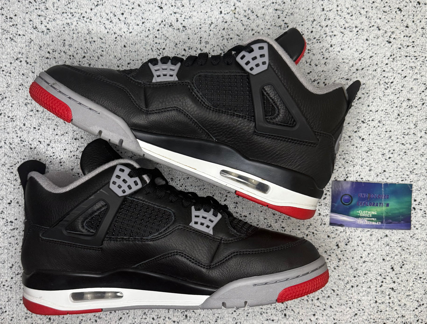Jordan 4 Bred Reimagined 10 Men/11.5 Women “Preowned”